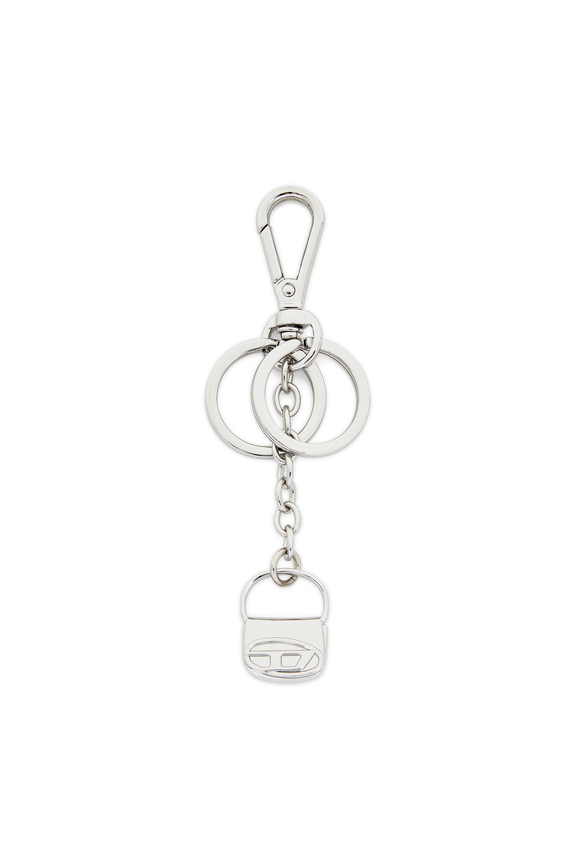 Diesel - 1DR-KEYRING CHARM, Porte-clés en métal avec breloque du sac 1DR Femme in Gris argenté - 1