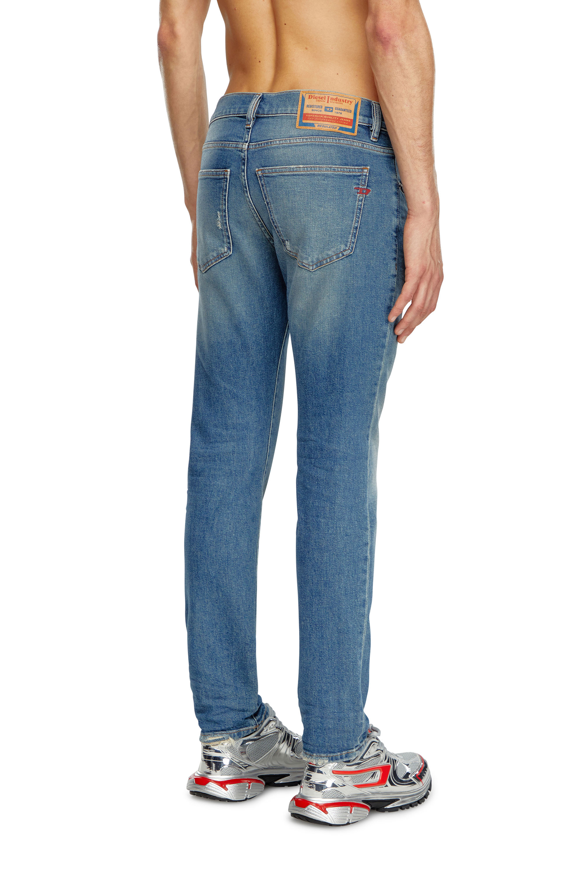 Diesel - Slim Jeans 2019 D-Strukt 0GRDG, Bleu Clair - Image 4