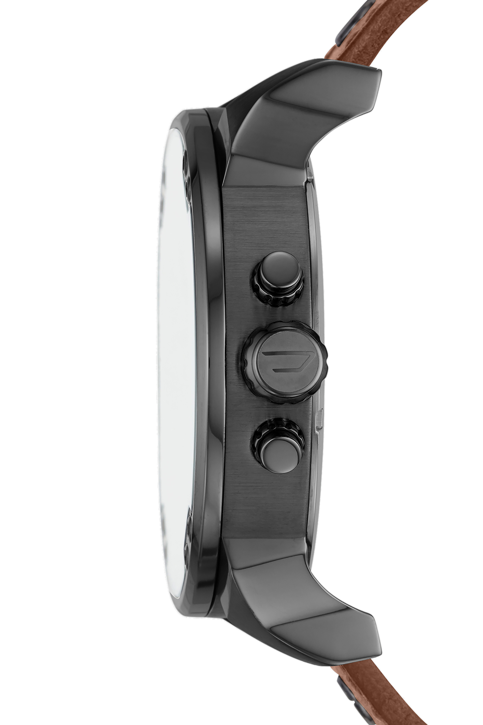 Diesel - DZ7413, Mr. Daddy 2.0 montre chronographe en cuir marron Homme in Marron - 2