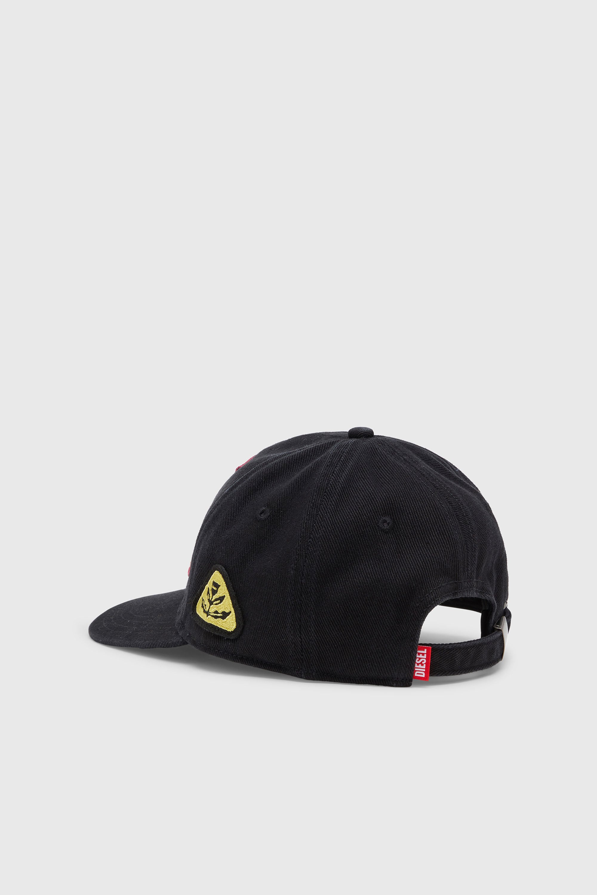 Diesel - C-SCUD, Casquette de baseball avec patchs brod&eacute;s Homme in Noir - 2
