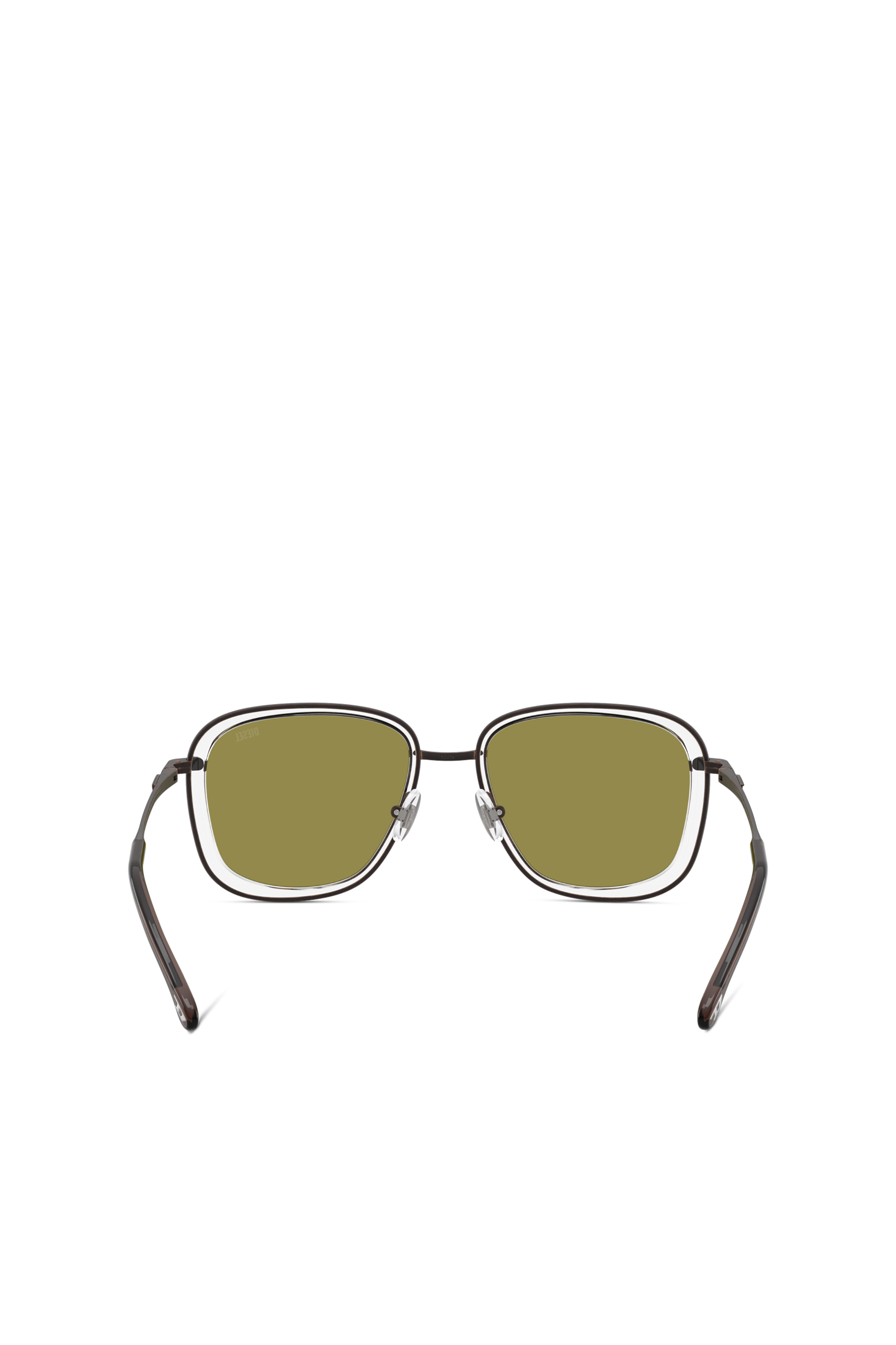 Diesel - 0DL1017, Lunettes de soleil carrées Mixte in Vert - 4