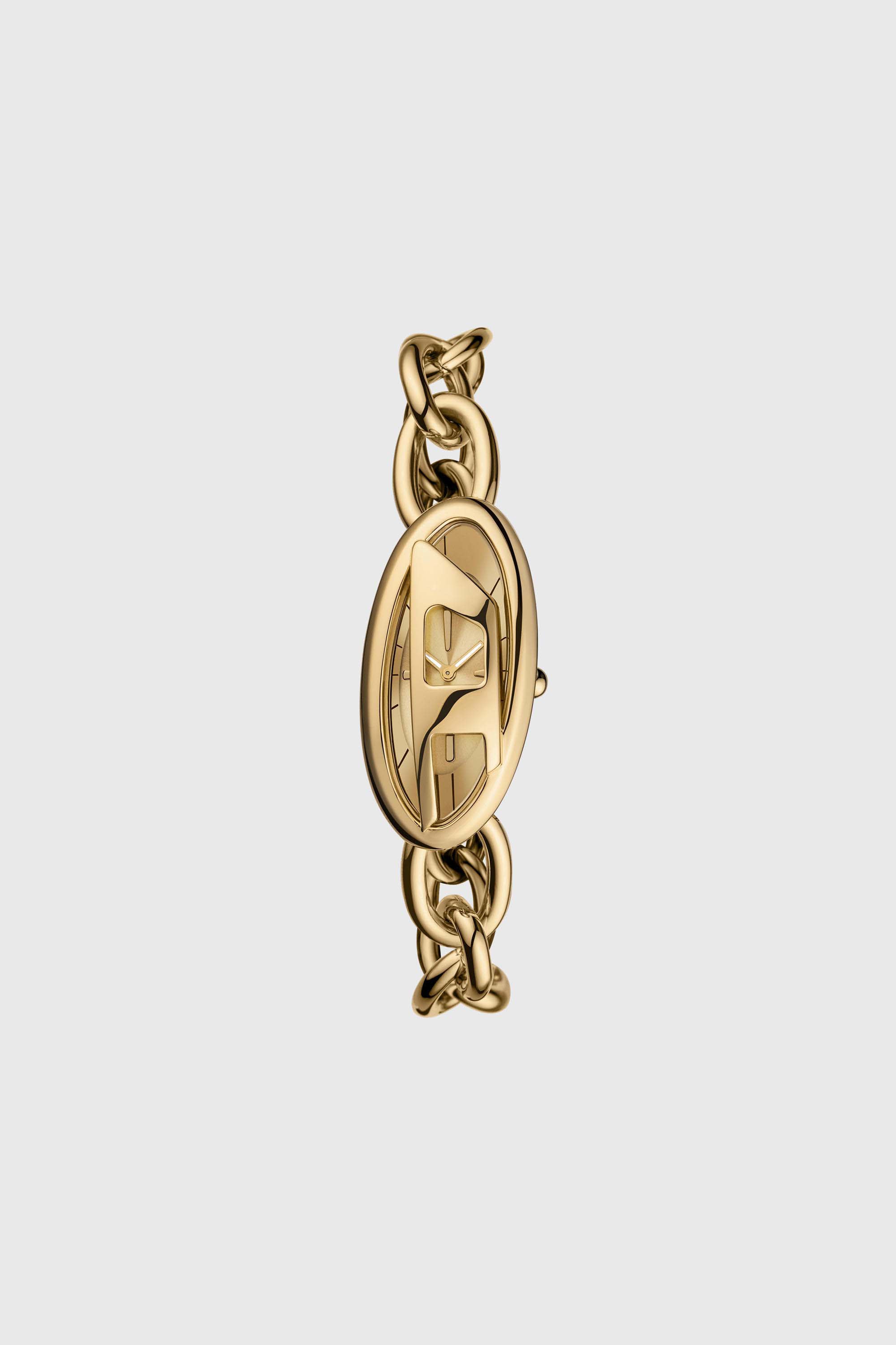 Diesel - DZ5611 WATCH, Montre D-Era &agrave; deux aiguilles en acier inoxydable dor&eacute; Femme in Dor&eacute; - 1