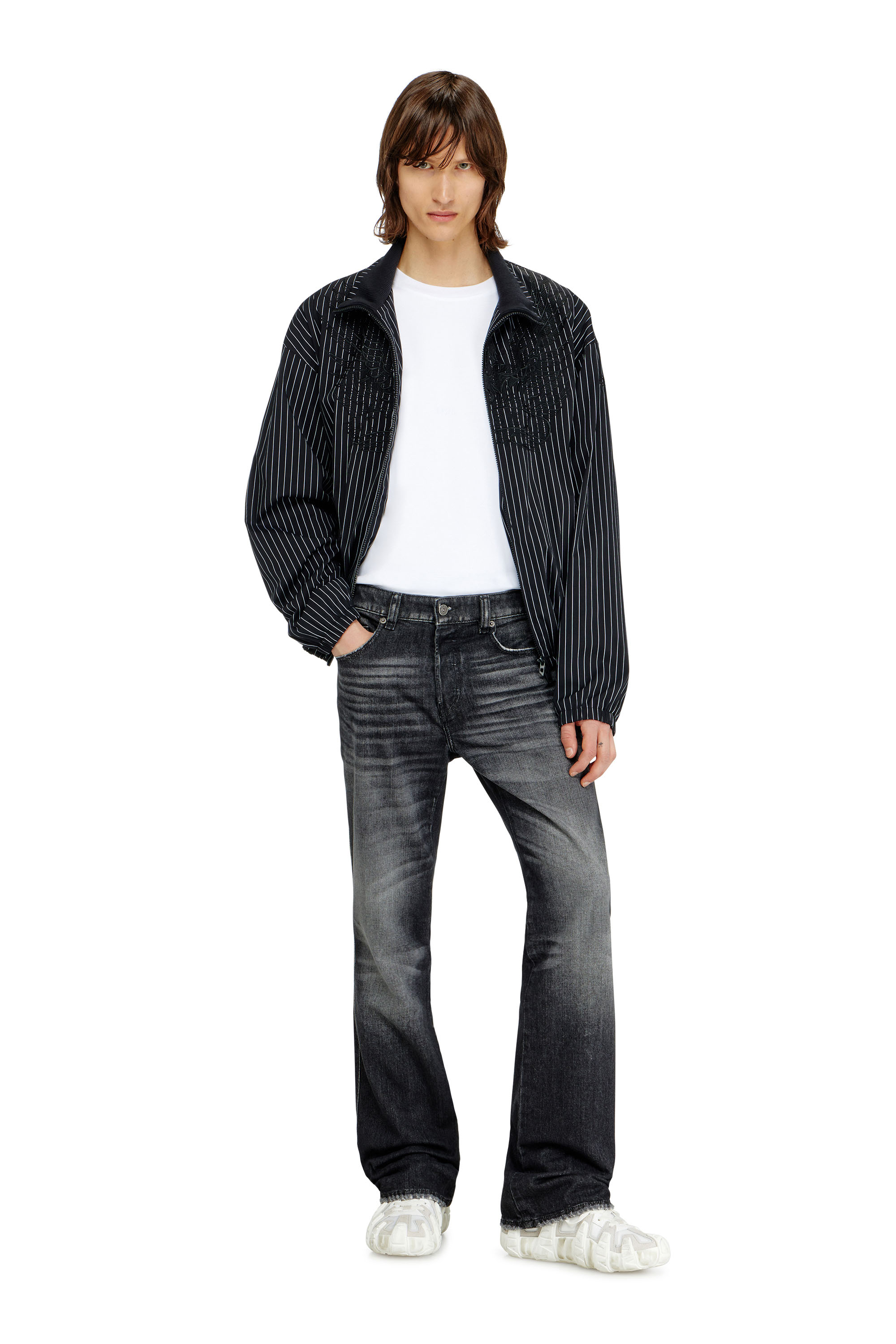 Diesel - Bootcut Jeans 1998 D-Buck 09L50 Homme, Noir/Gris fonc&eacute; - Image 1