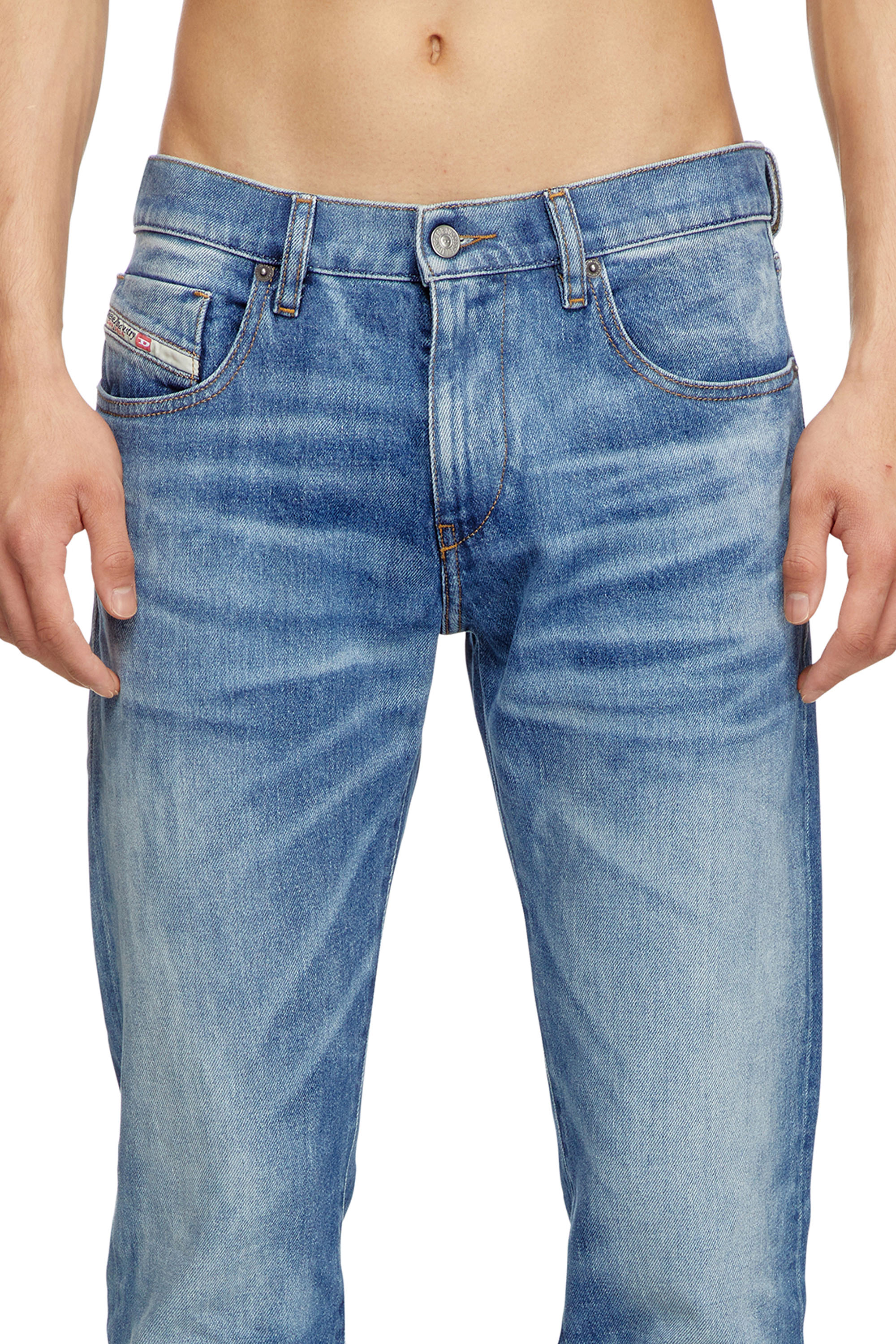 Diesel - Slim Jeans 2019 D-Strukt 09L19 Homme, Bleu moyen - Image 5