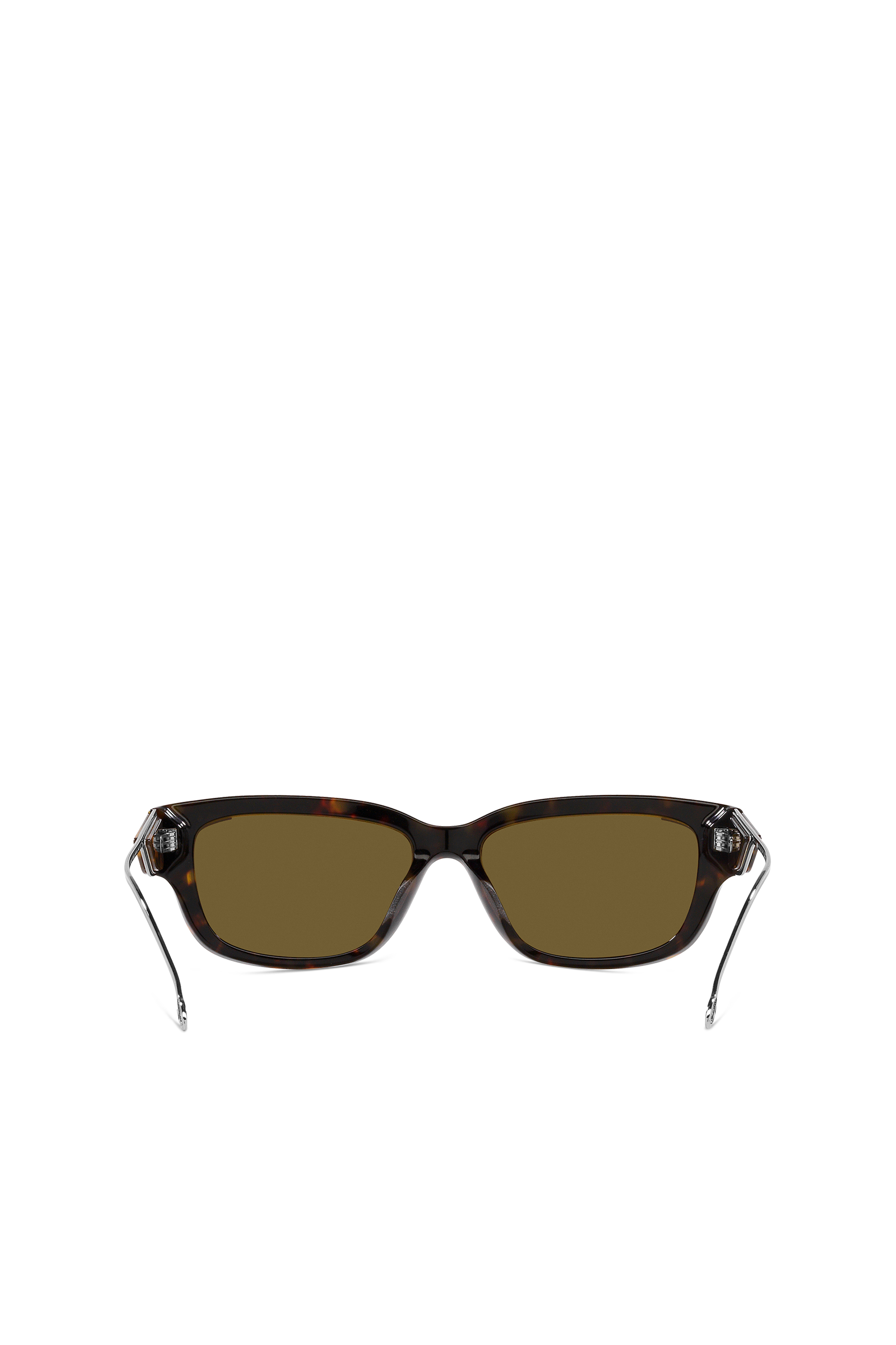 Diesel - 0DL2002 SIZE 56, Lunettes de soleil rectangulaires Mixte in Marron - 3