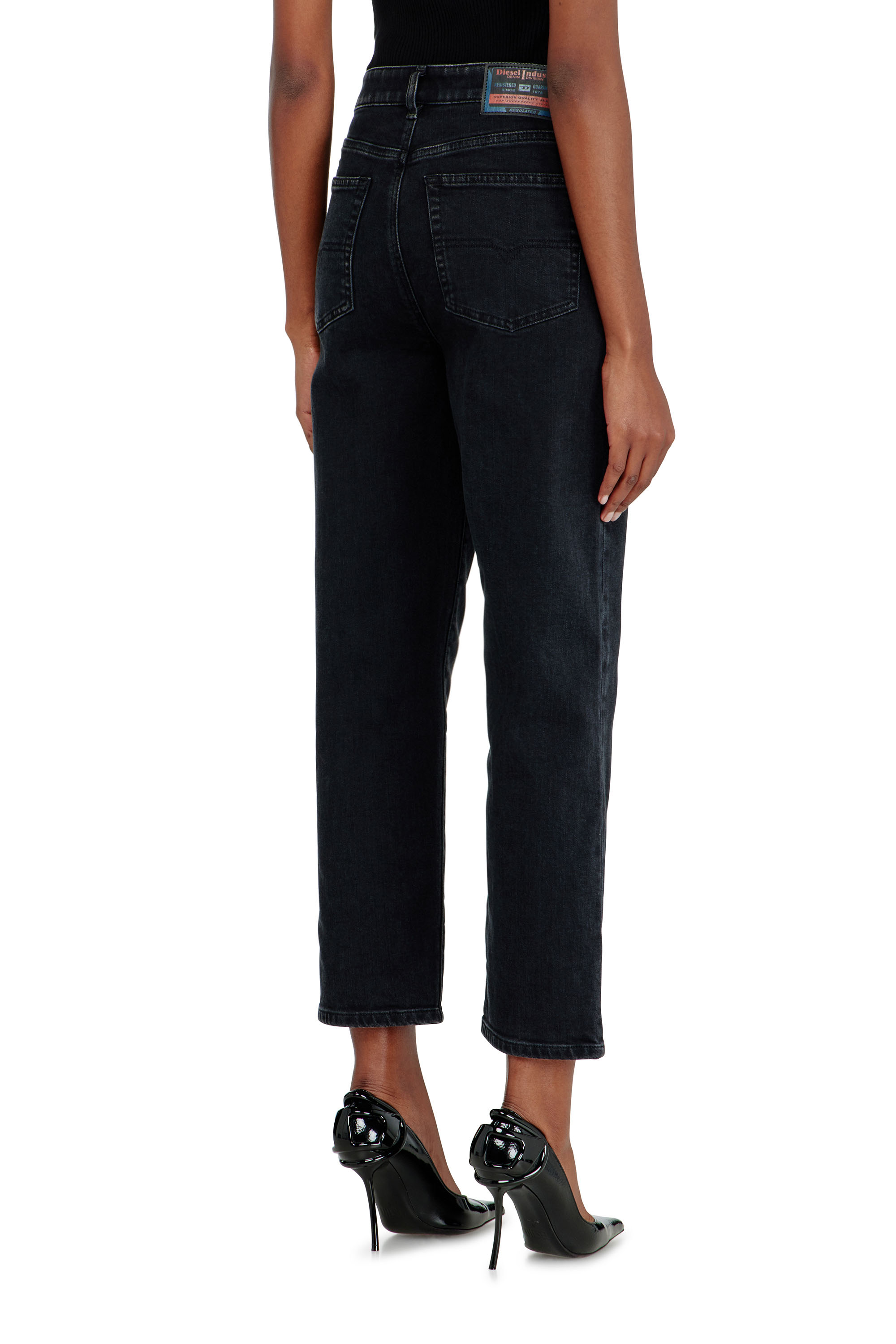 Diesel - Regular Jeans 1981 D-Went 09N89 Femme, Noir/Gris fonc&eacute; - Image 5