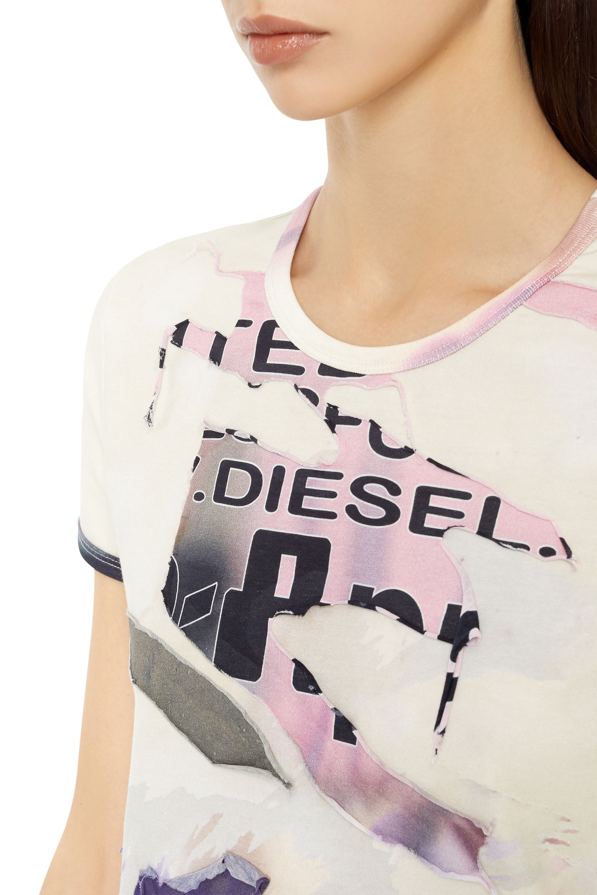 Diesel - T-UNCUTIE-POFF, Blanc - Image 5