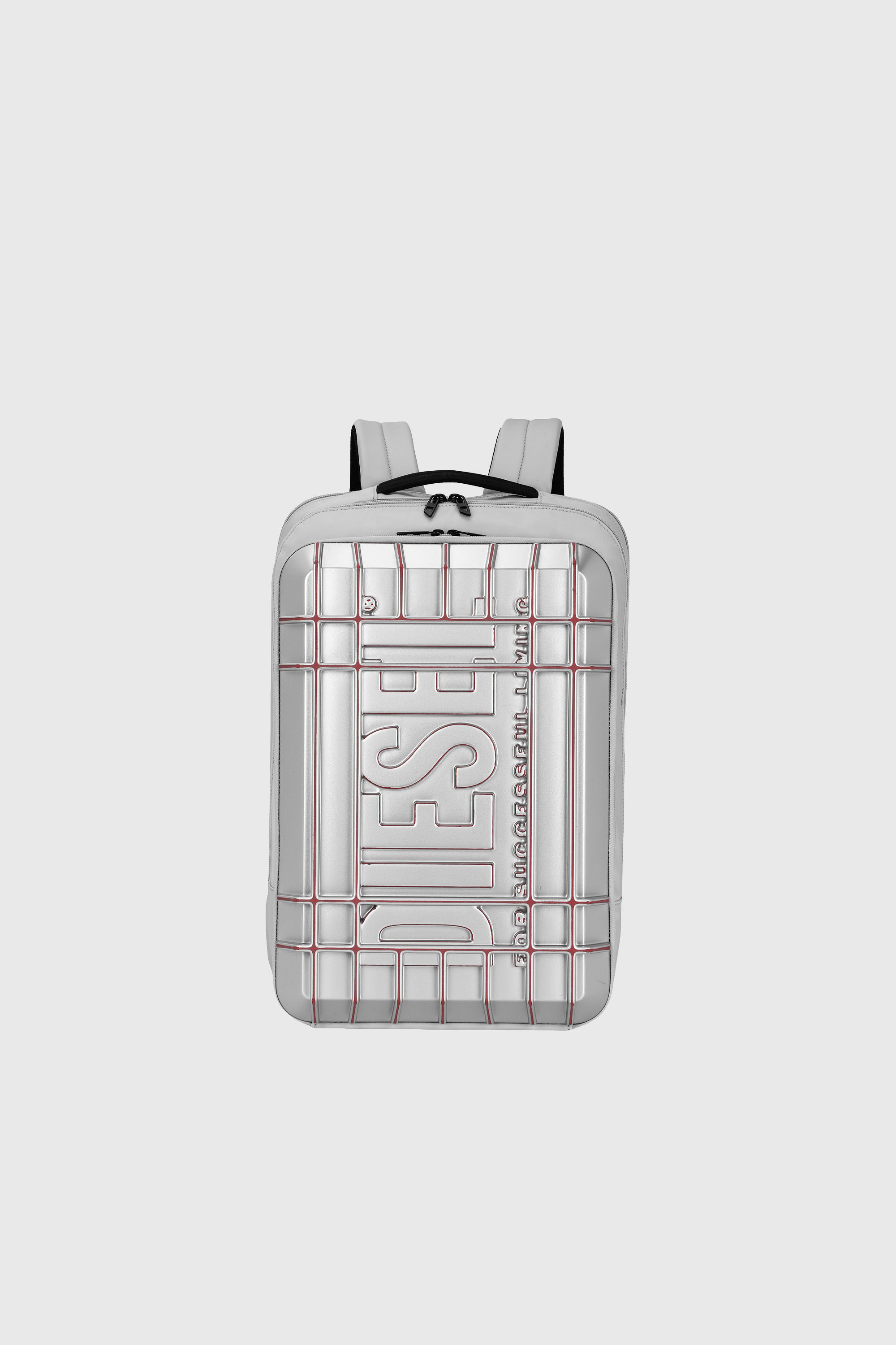 Diesel - DIESEL PC STRONG IMAGE BACKPACK- DSB005, Sac &agrave; dos de voyage robuste Mixte in Gris argent&eacute; - 1