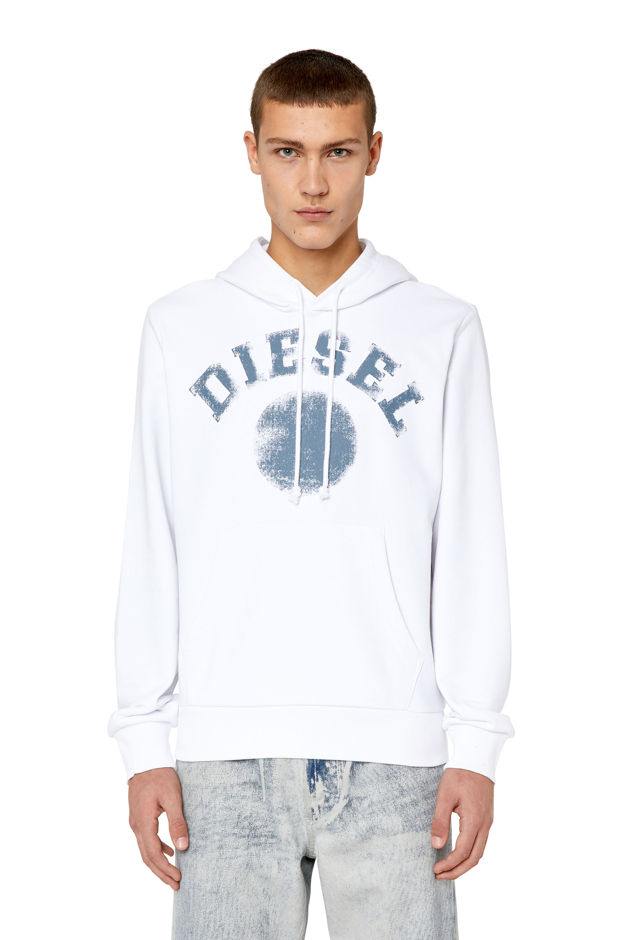 Diesel - S-GINN-HOOD-K30, Blanc - Image 1
