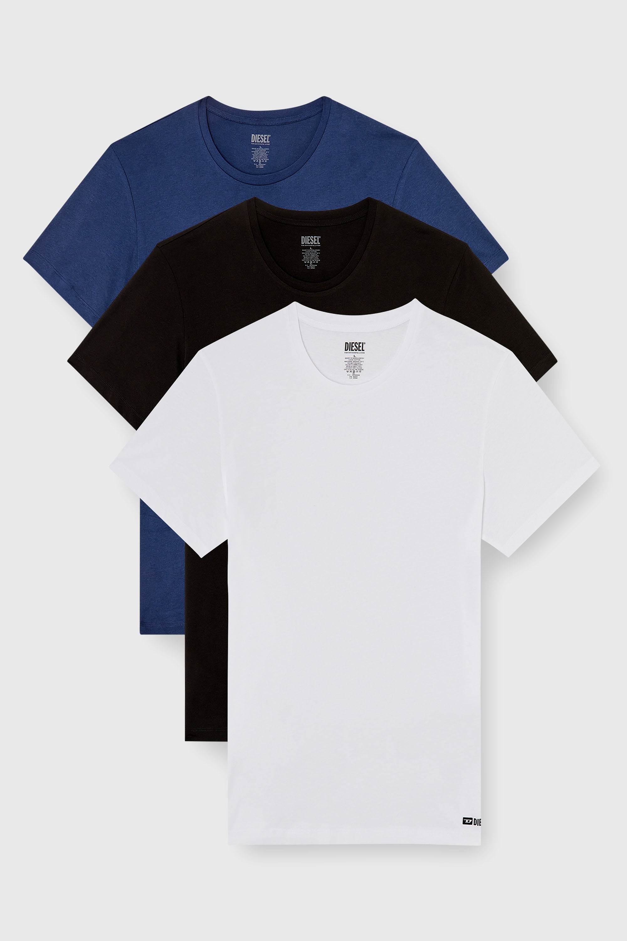 Diesel - RANDAL-D-BOX-3PACK, Lot de trois T-shirts Homme in Polychrome - 1