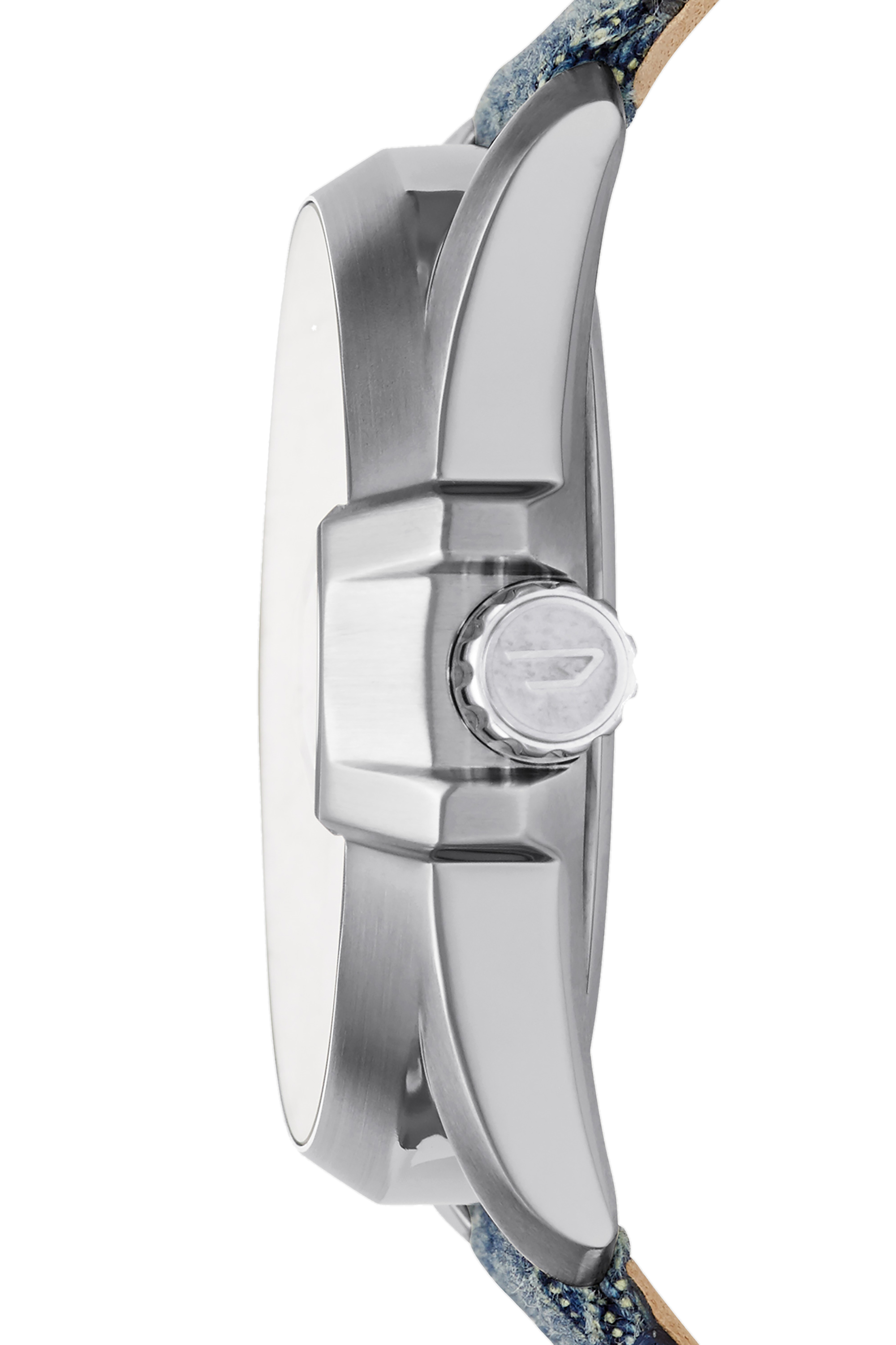 Diesel - DZ1891, MS9 montre à trois aiguilles en denim bleu Homme in Bleu - 2