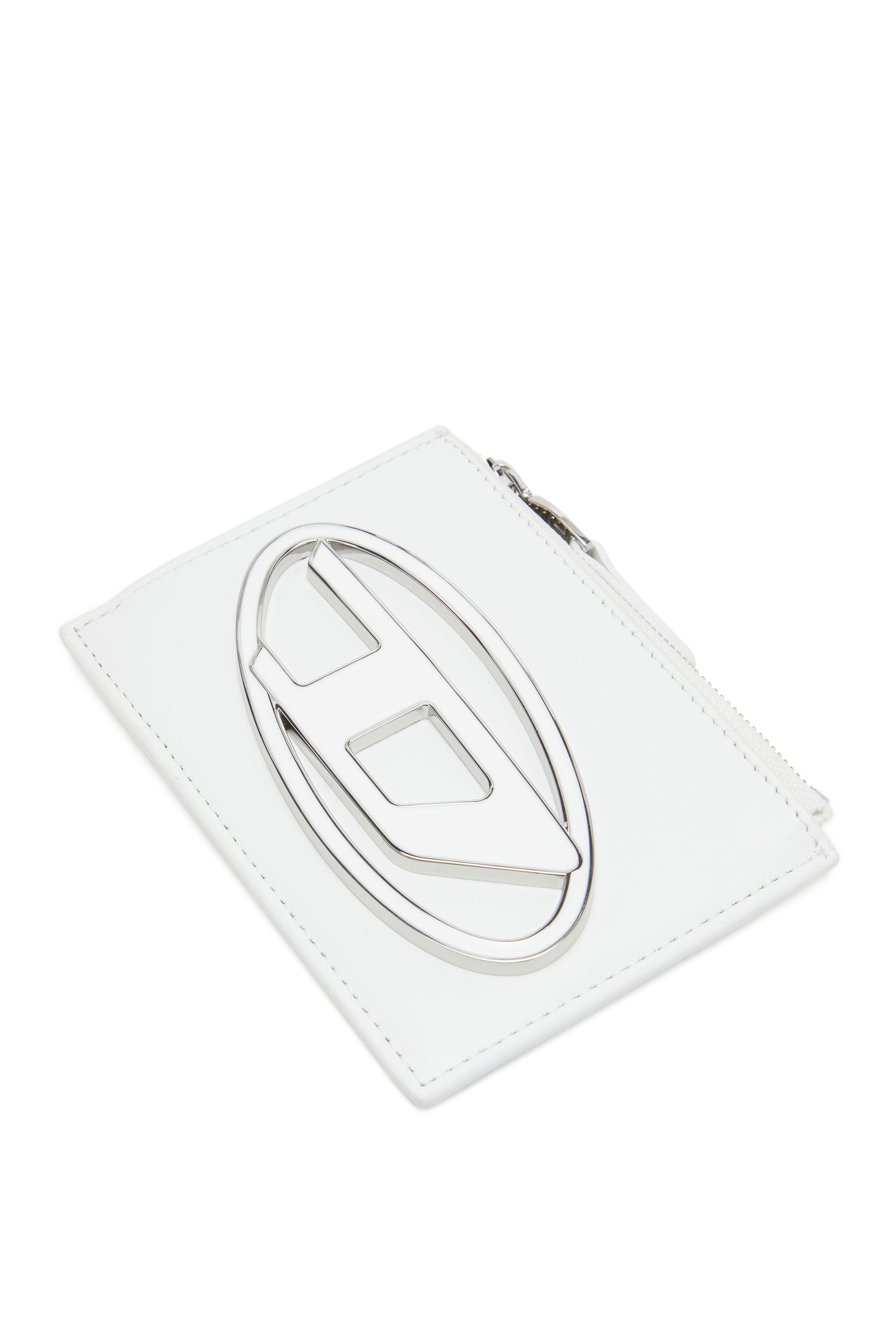 Diesel - 1DR CARD HOLDER I, Porte-cartes en cuir Femme in Blanc - 4