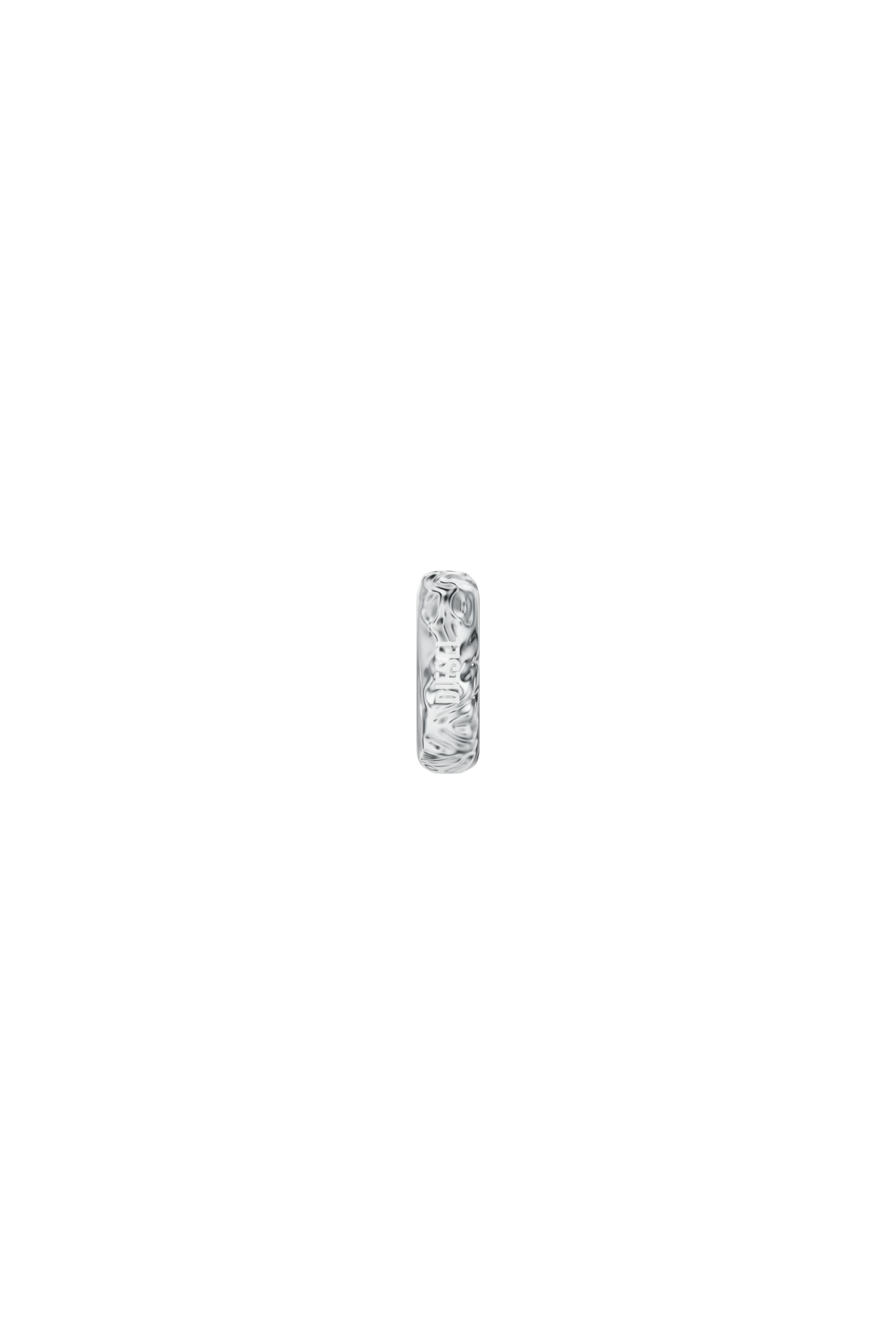 Diesel - DX1730040, Boucle d&rsquo;oreille cr&eacute;ole en acier inoxydable Mixte in Gris argent&eacute; - 2