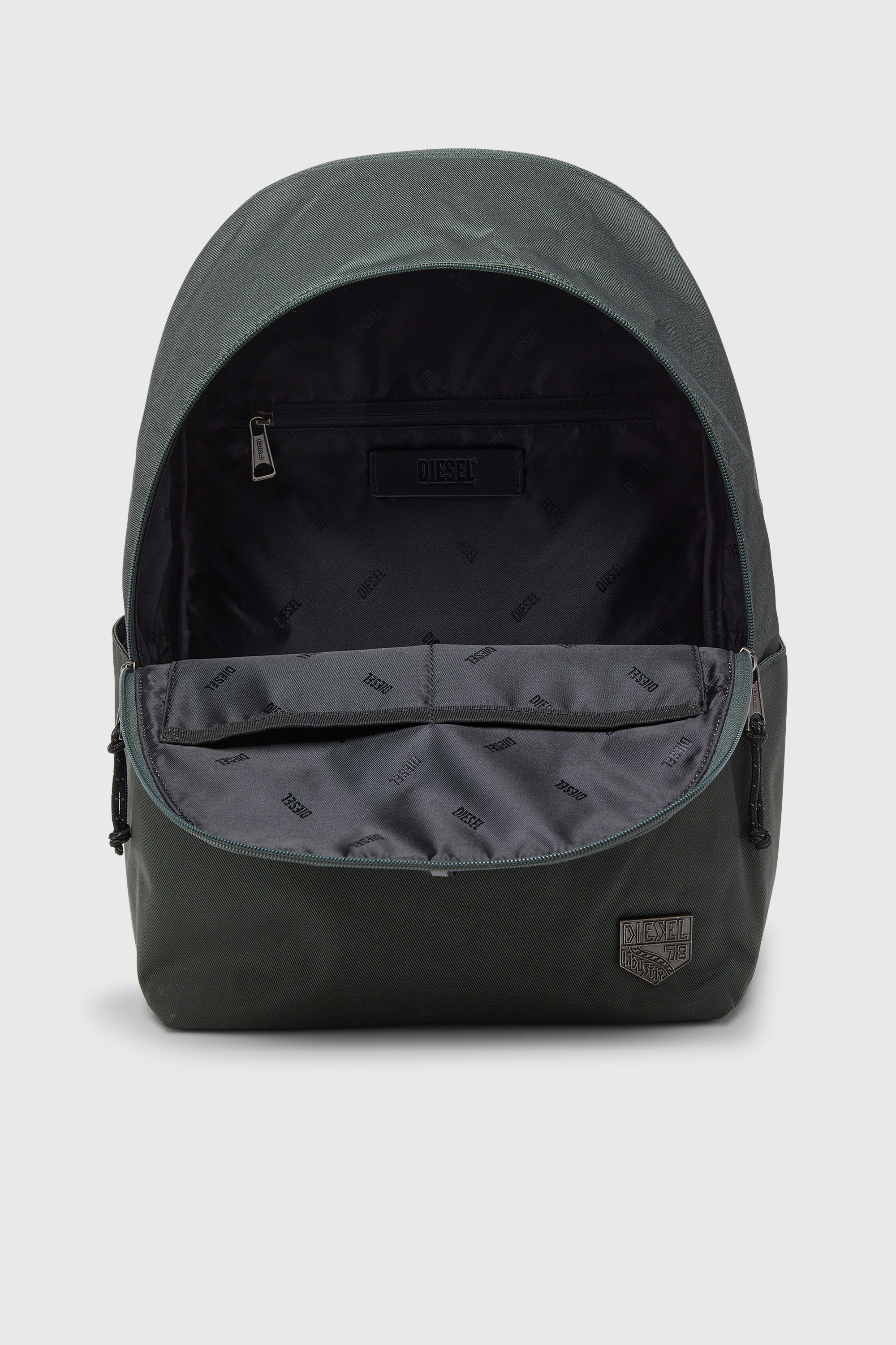 Diesel - D-PACK BACKPACK X, D-Pack - Sac &agrave; dos en nylon avec logo embl&egrave;me Mixte in Vert - 3