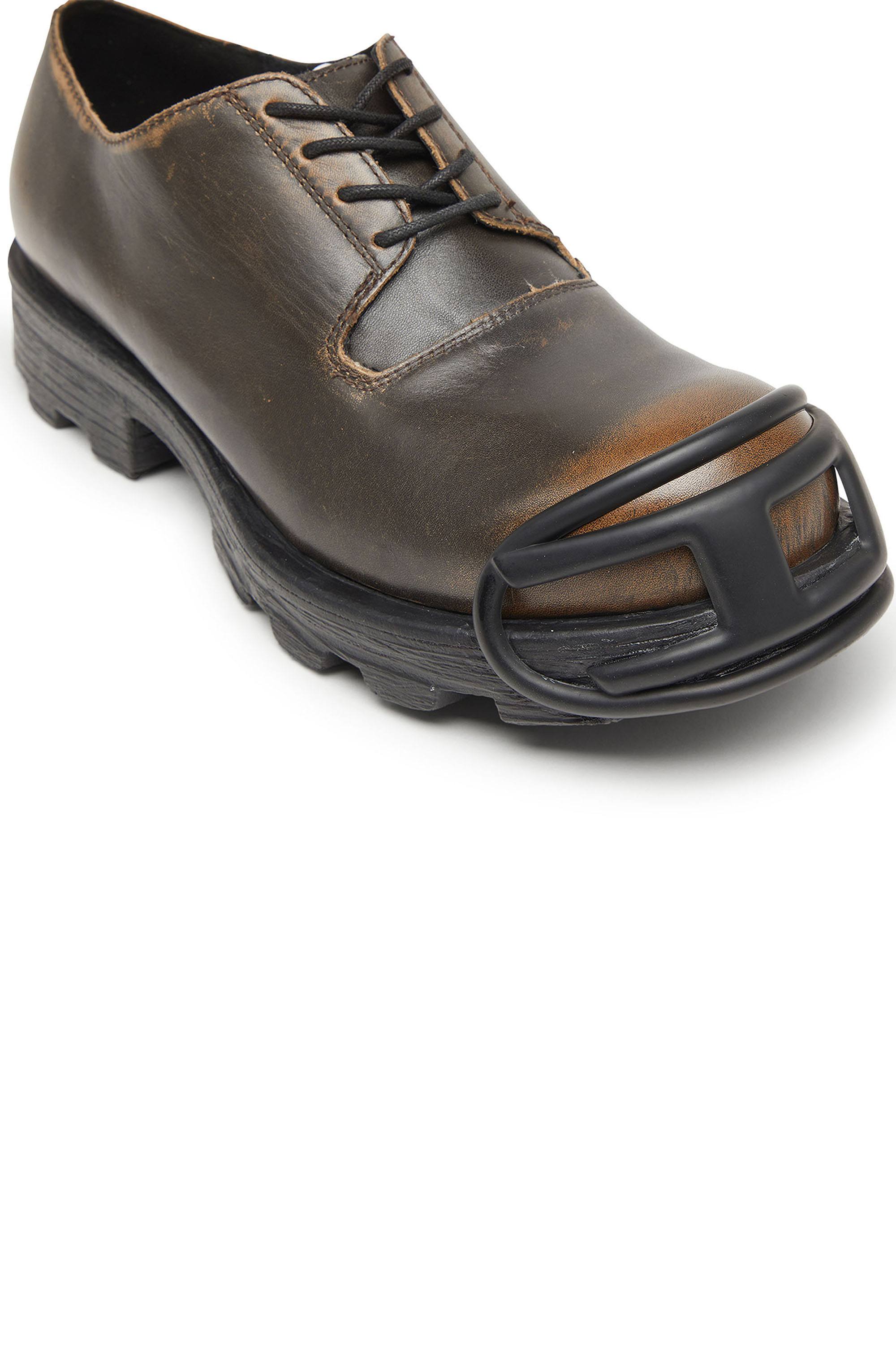 Diesel - D-HAMMER SO D, D-Hammer-Chaussures derby  en cuir bross&eacute; Homme in Marron - 6