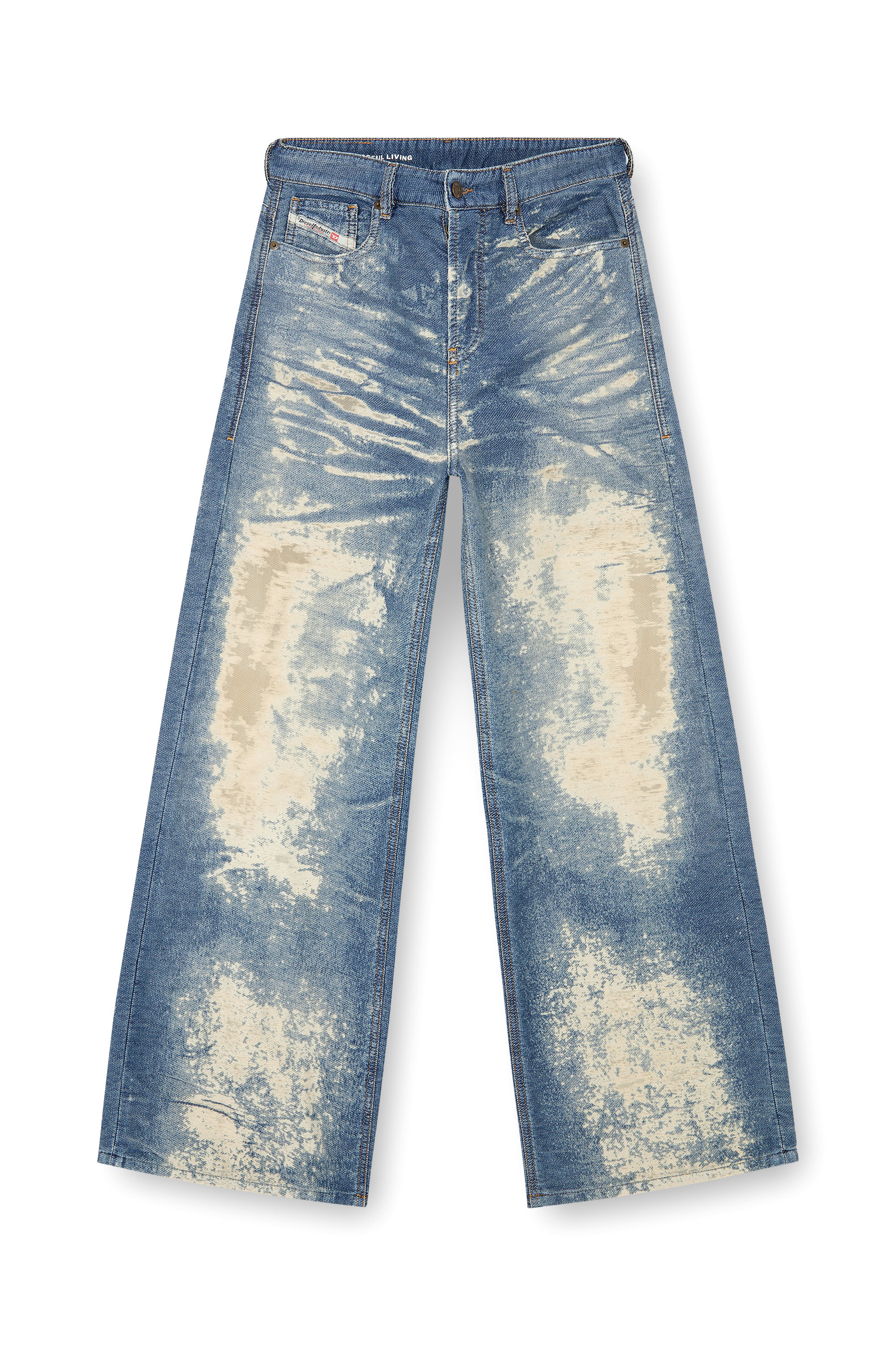 Diesel - Relaxed Jeans 1996 D-Sire 068RE Femme, Bleu moyen - Image 3