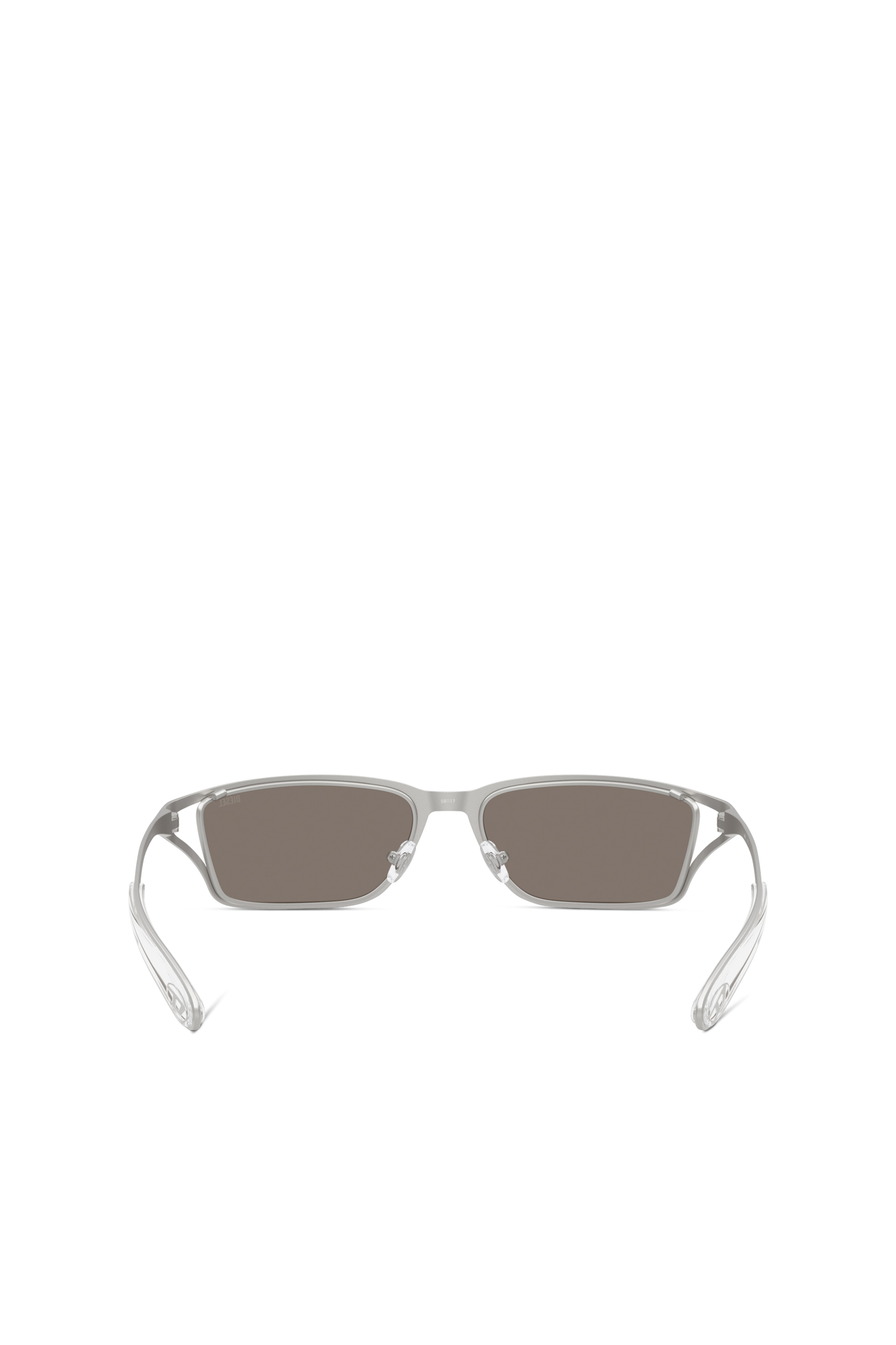 Diesel - 0DL1015, Lunettes de soleil rectangulaires Mixte in Gris - 4