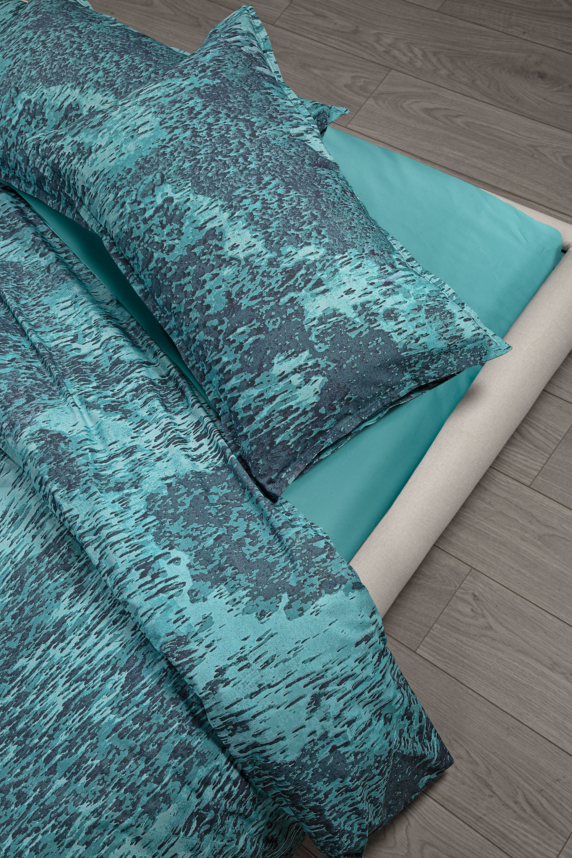 Diesel - 1015009 ACID RAIN - COTTON DUVET COVER O, Housse de Couette en Coton Mixte in Vert - 2