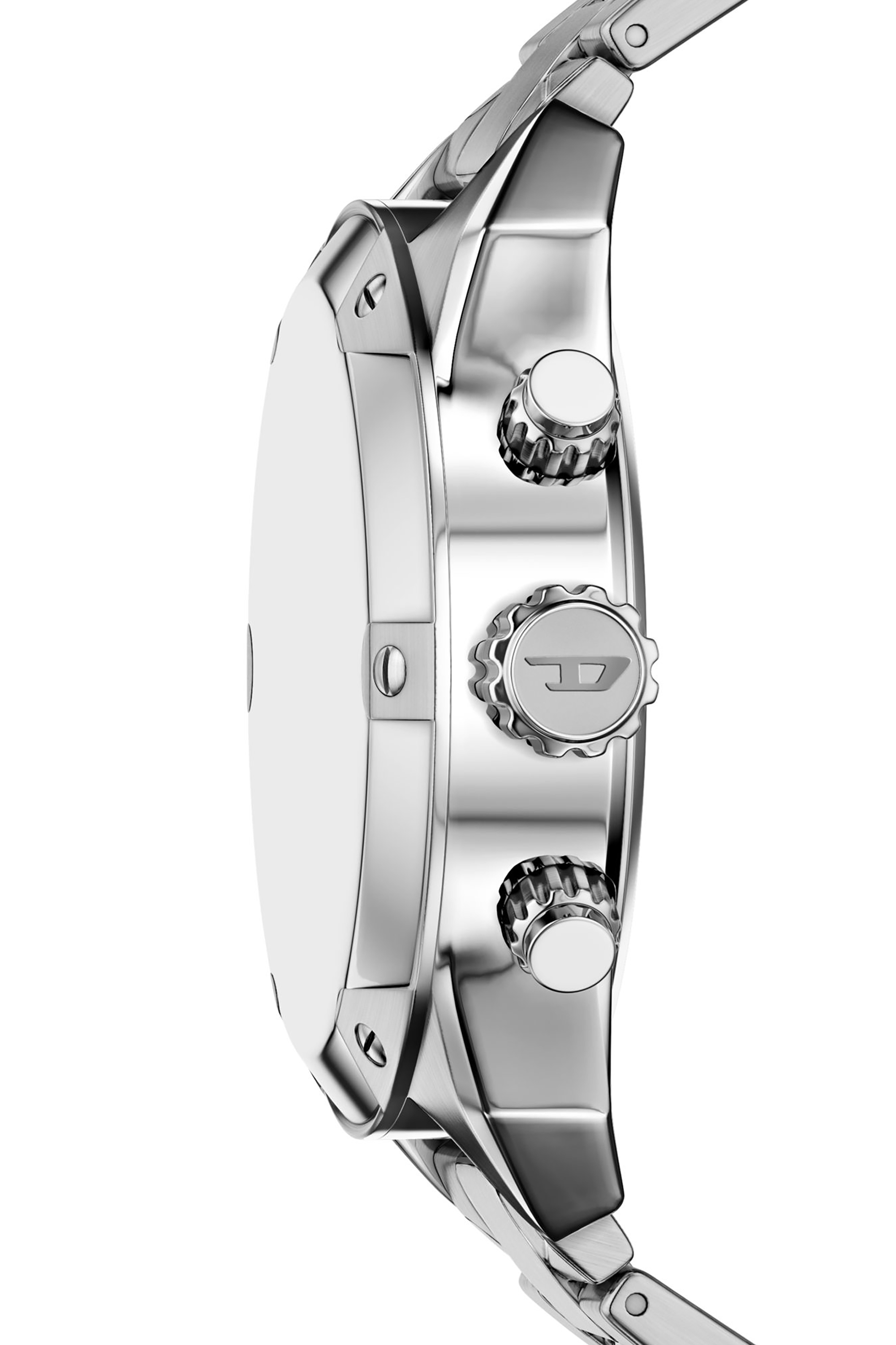 Diesel - DZ4712 WATCH, Montre Spiked en acier inoxydable &agrave; pointes Homme in Gris argent&eacute; - 3