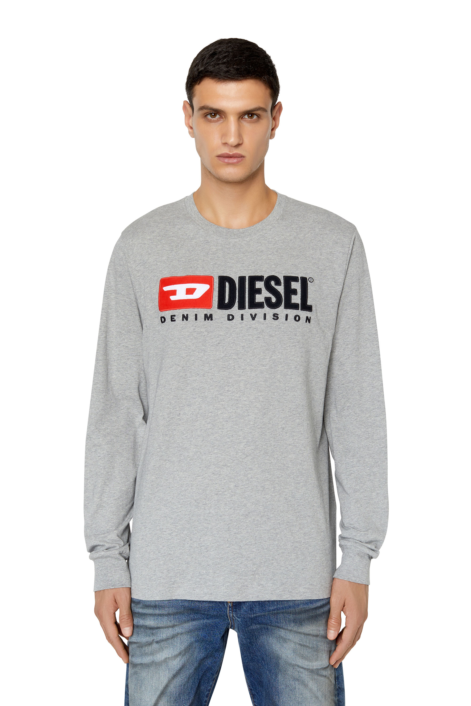 Diesel - T-JUST-LS-DIV, Gris - Image 2
