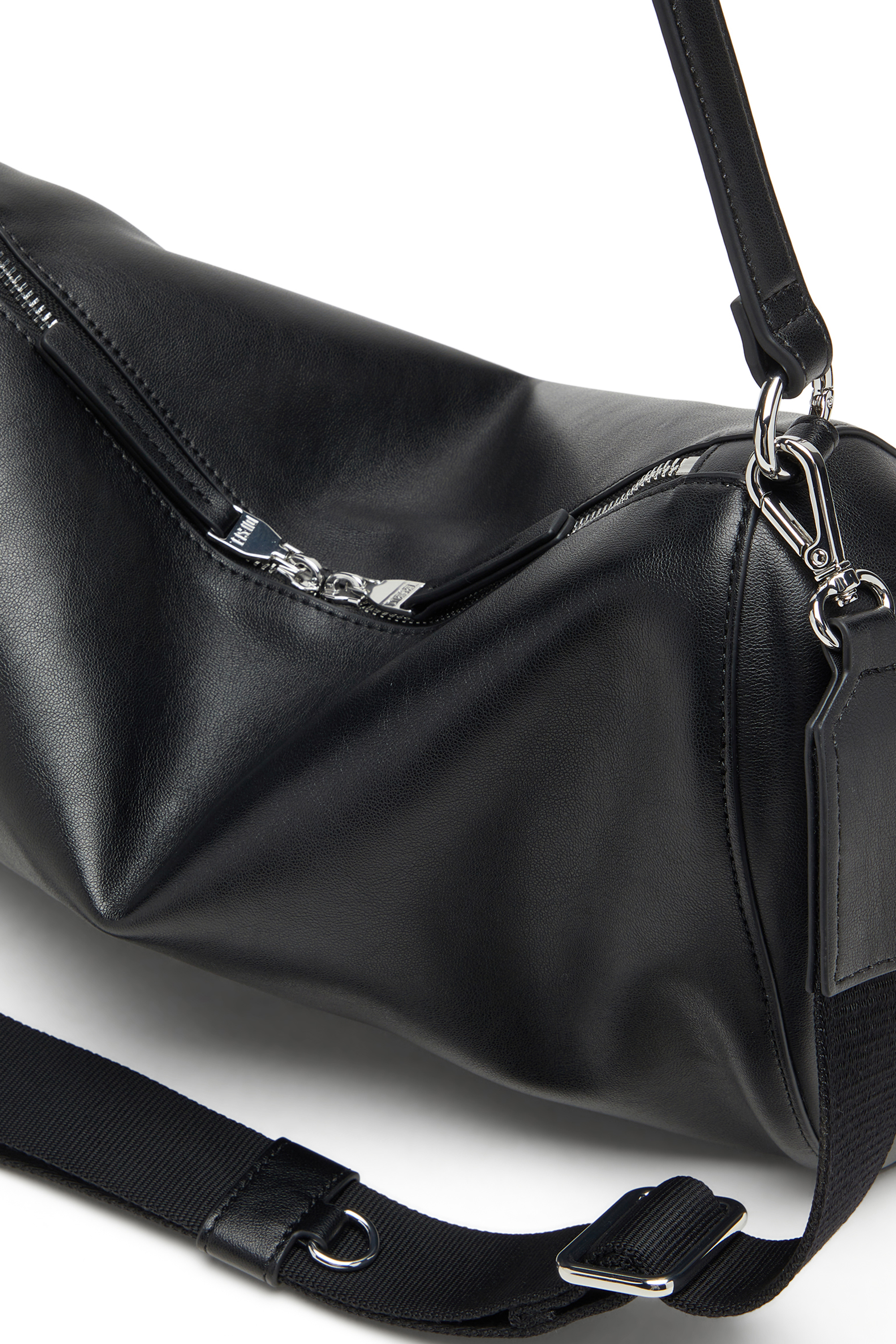 Diesel - LOAD-D SHOULDER BAG X, Load-D-Sac à bandoulière avec côtés à logo rigide Mixte in Noir - 5