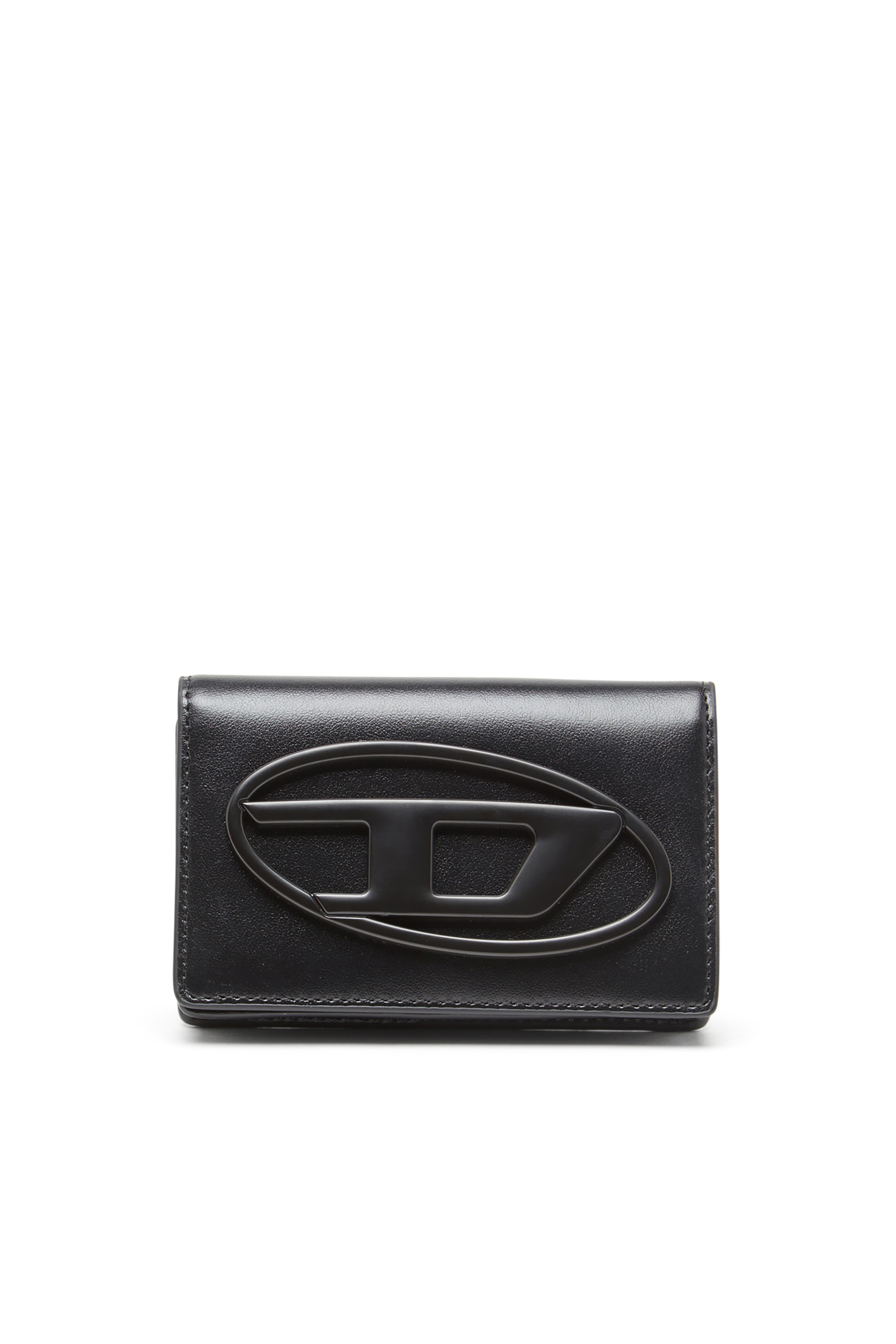 Diesel - HOLI-D CARD HOLDER IV, Porte-cartes en cuir compact Homme in Noir - 1