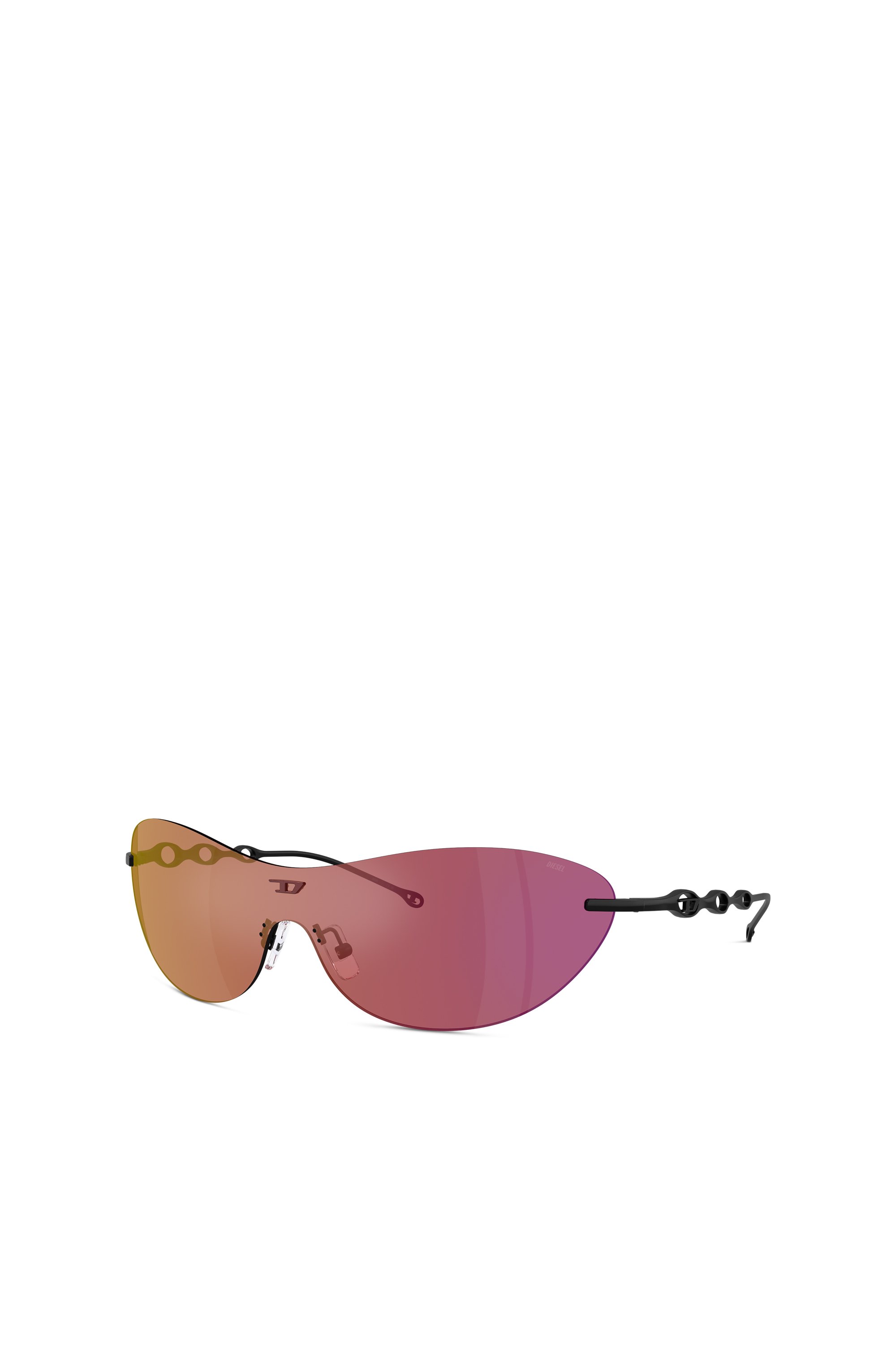 Diesel - 0DL1006 SIZE 35, Lunettes de soleil ovales Mixte in Violet - 4