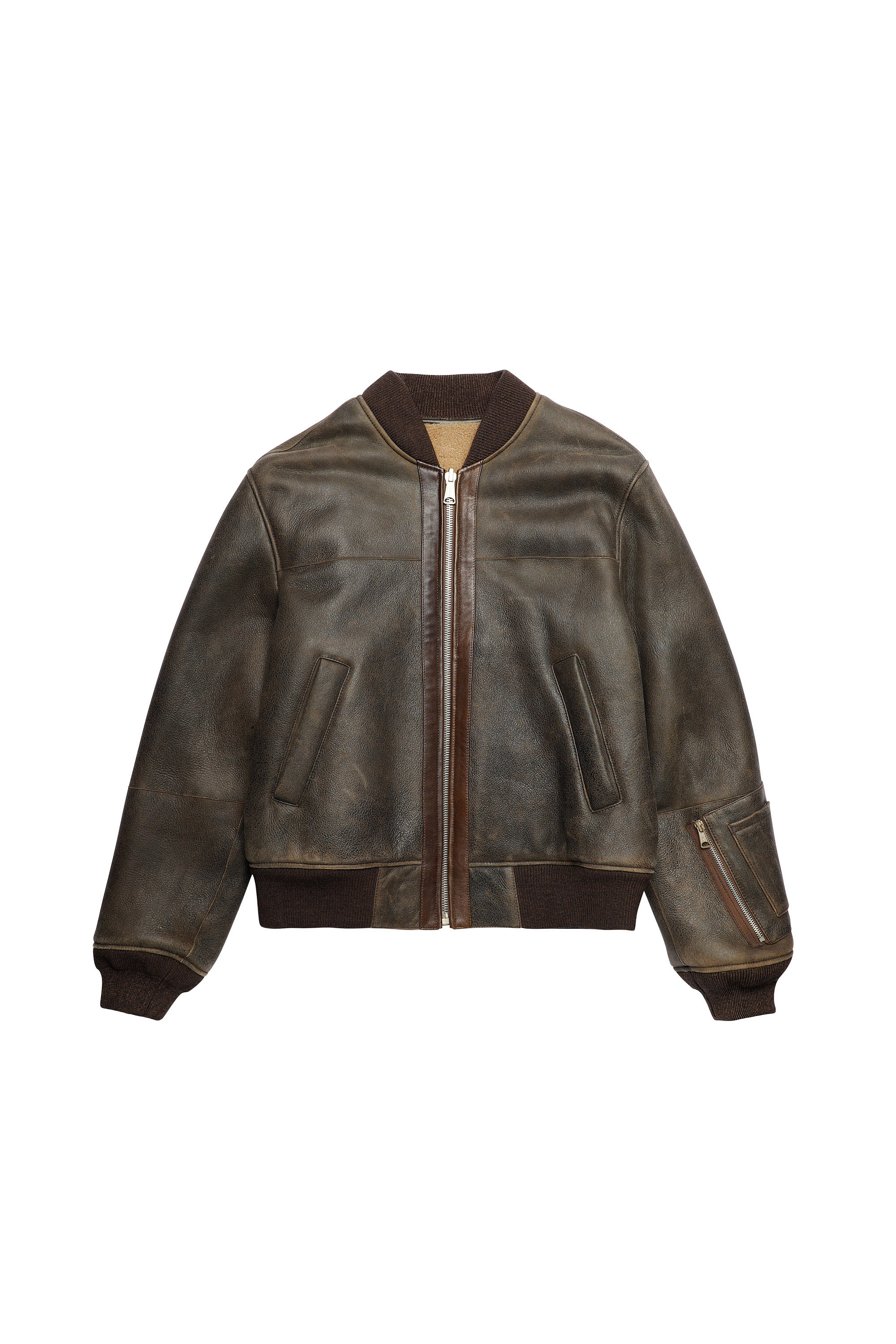L-CARTER, Marron - Vestes de cuir