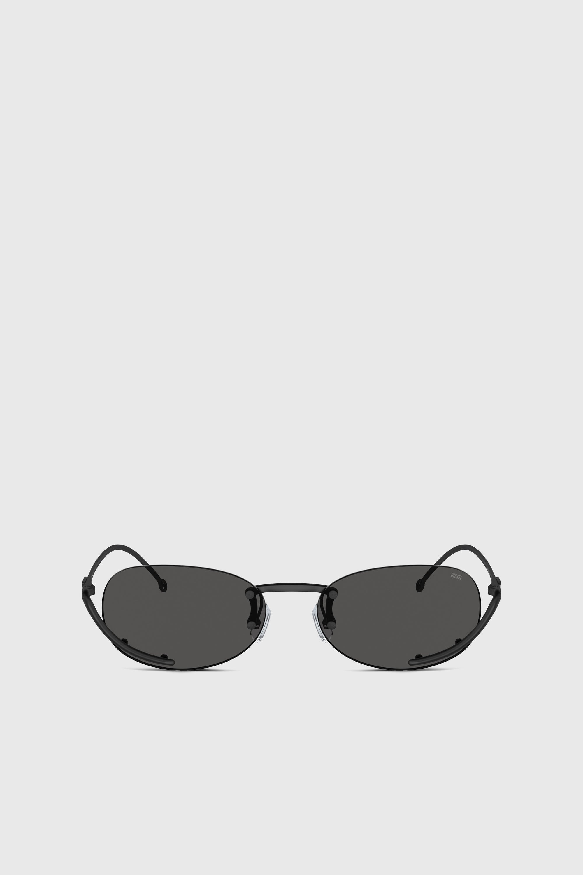 Diesel - 0DL1004, Lunettes de soleil ovales Mixte in Noir - 1