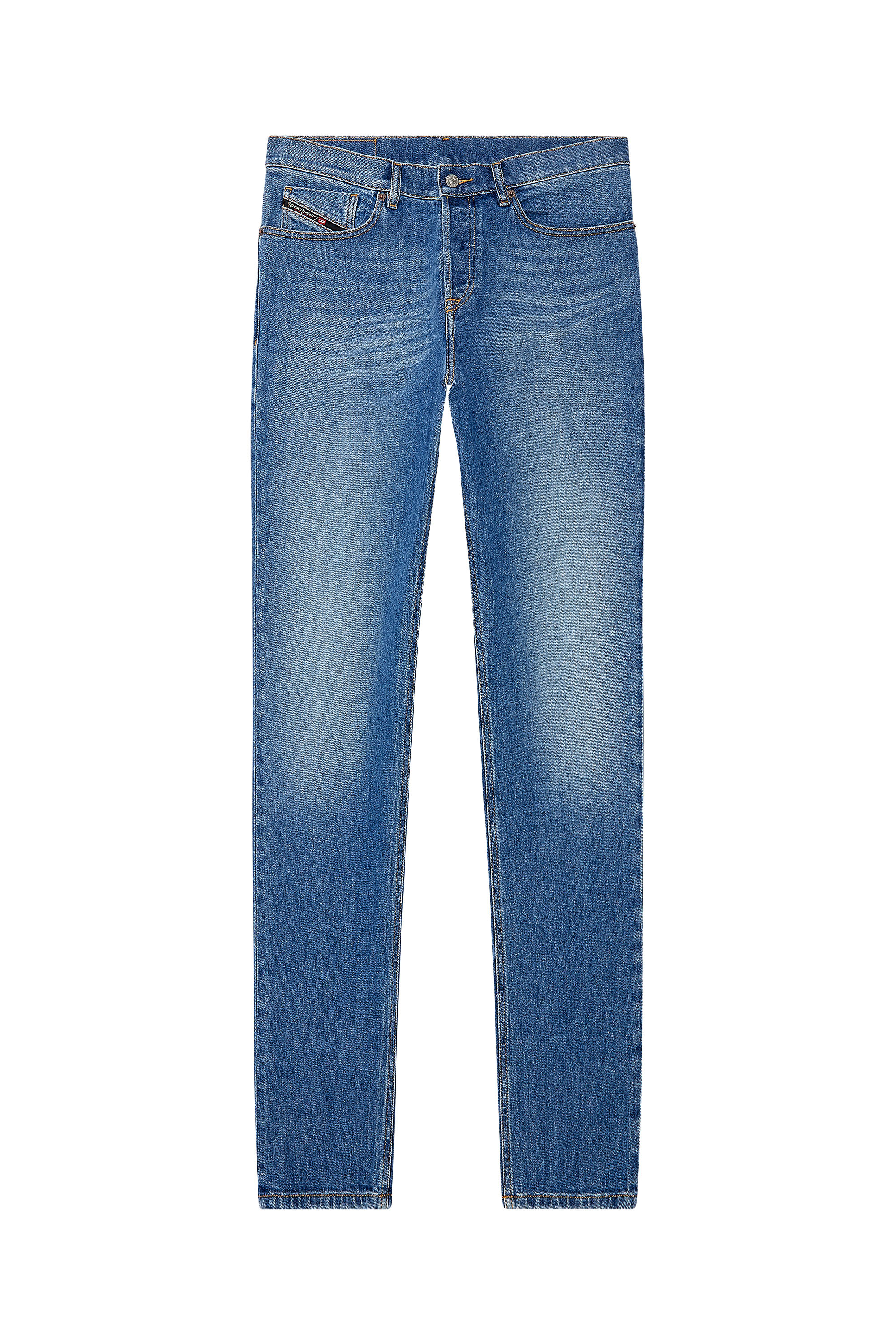 Diesel - Tapered Jeans 2005 D-Fining 09F82, Bleu moyen - Image 5