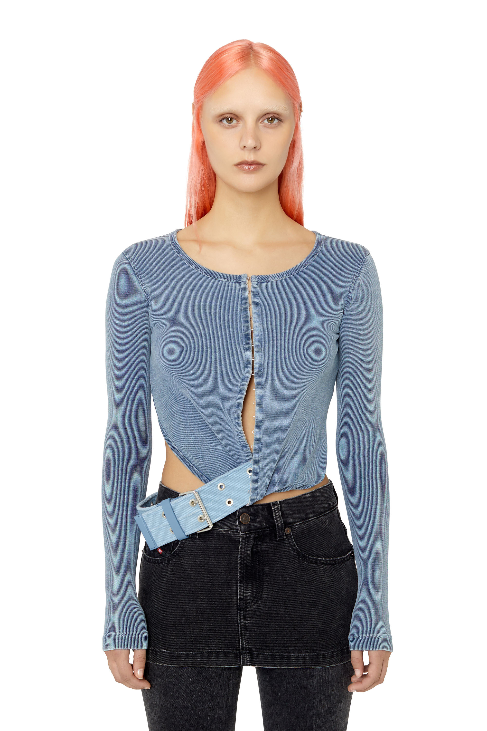Diesel - T-HILDY-LS, Bleu - Image 1