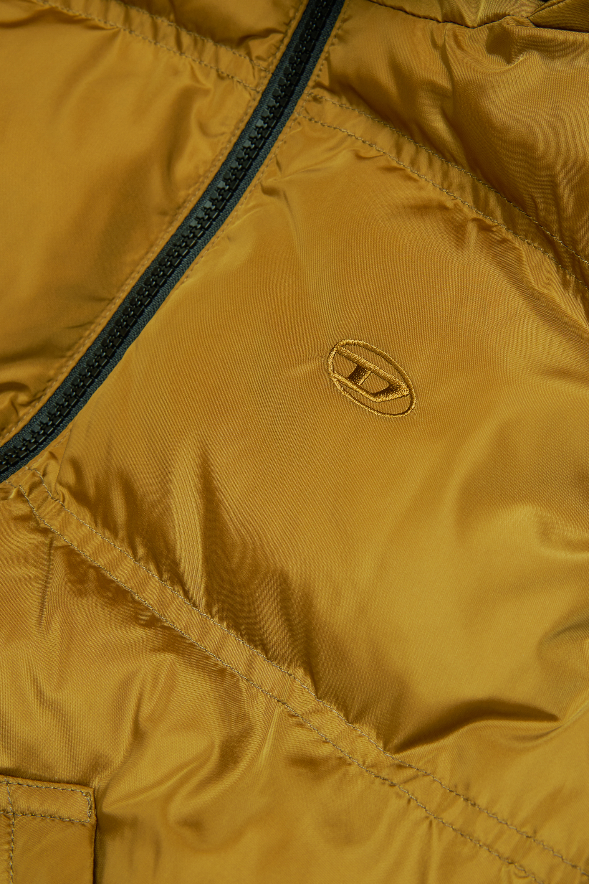 Diesel - JRIVON, Doudoune &agrave; capuche avec poches oversize Mixte in Marron - 4