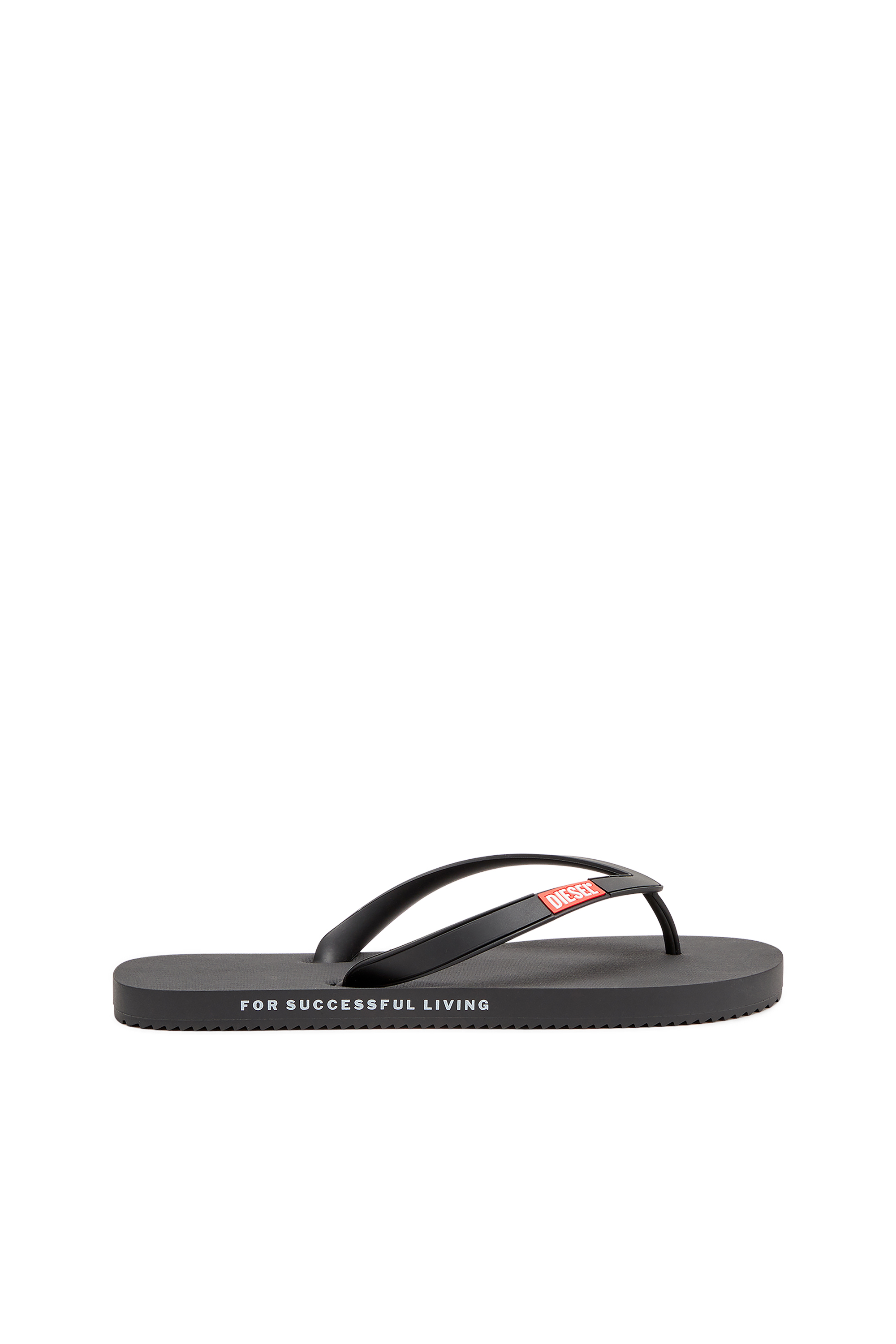 Diesel - SA-RIO, Sa-Rio-Tongs en caoutchouc Homme in Noir - 1