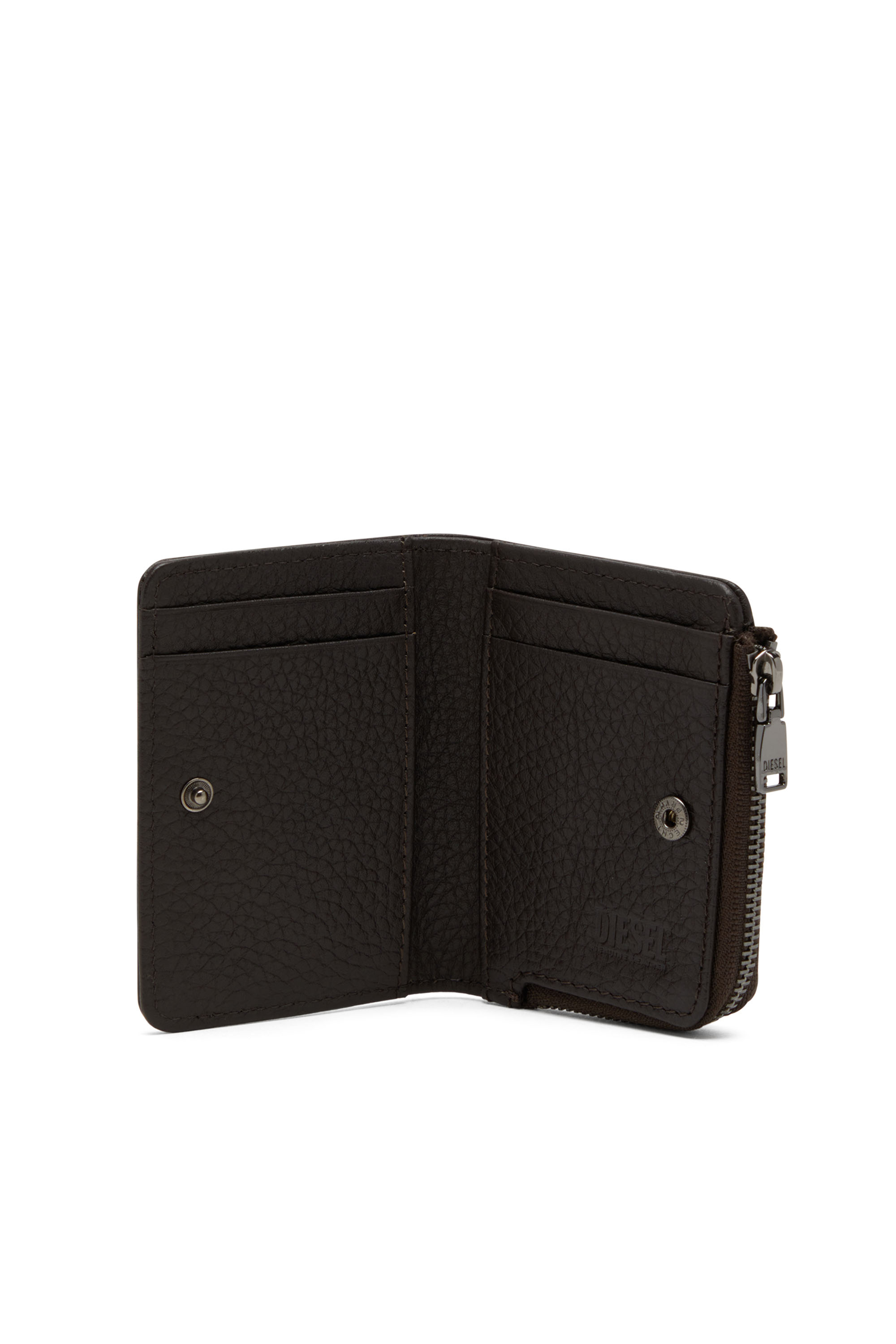 Diesel - HISSU EVO CARD HOLDER L, Porte-cartes en cuir Homme in Marron - 3