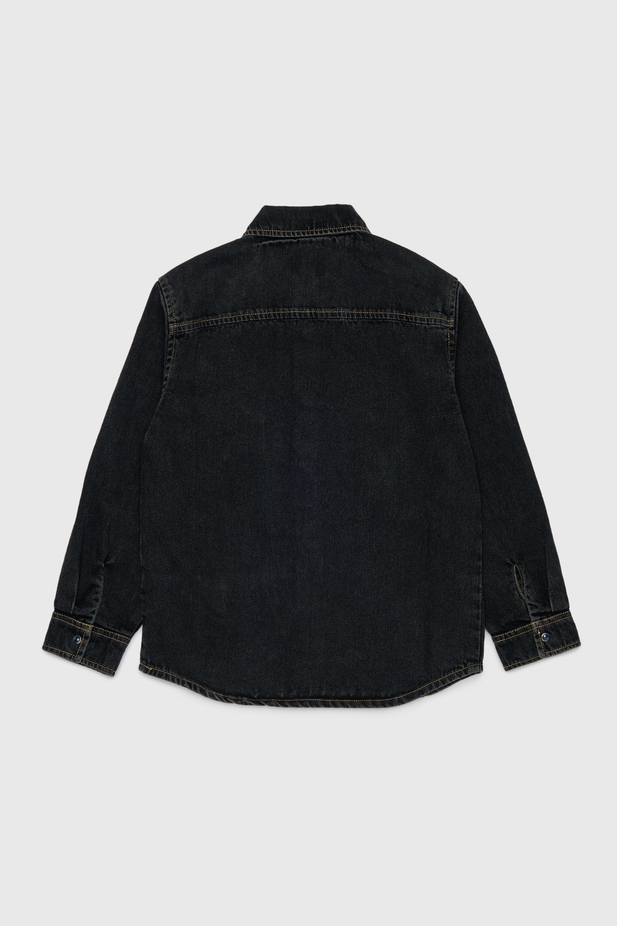 Diesel - CSIMPLY-OVER, Chemise en denim avec broderie logo D Homme in Noir - 2