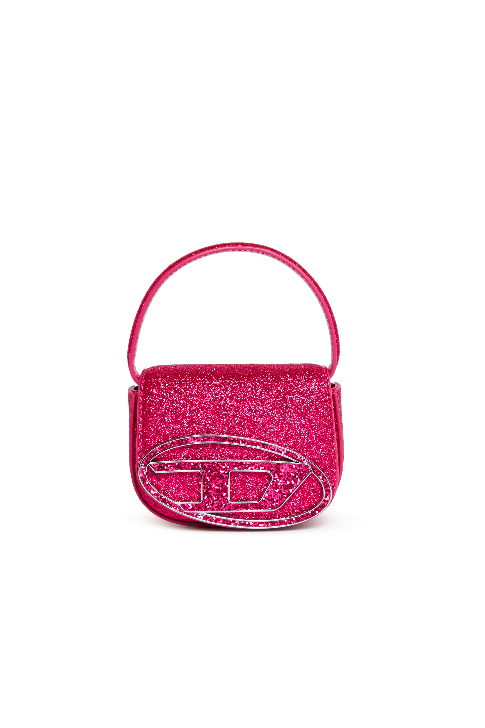 Diesel - 1DR XS, Mini-sac iconique en tissu pailleté Femme in Rose - 1