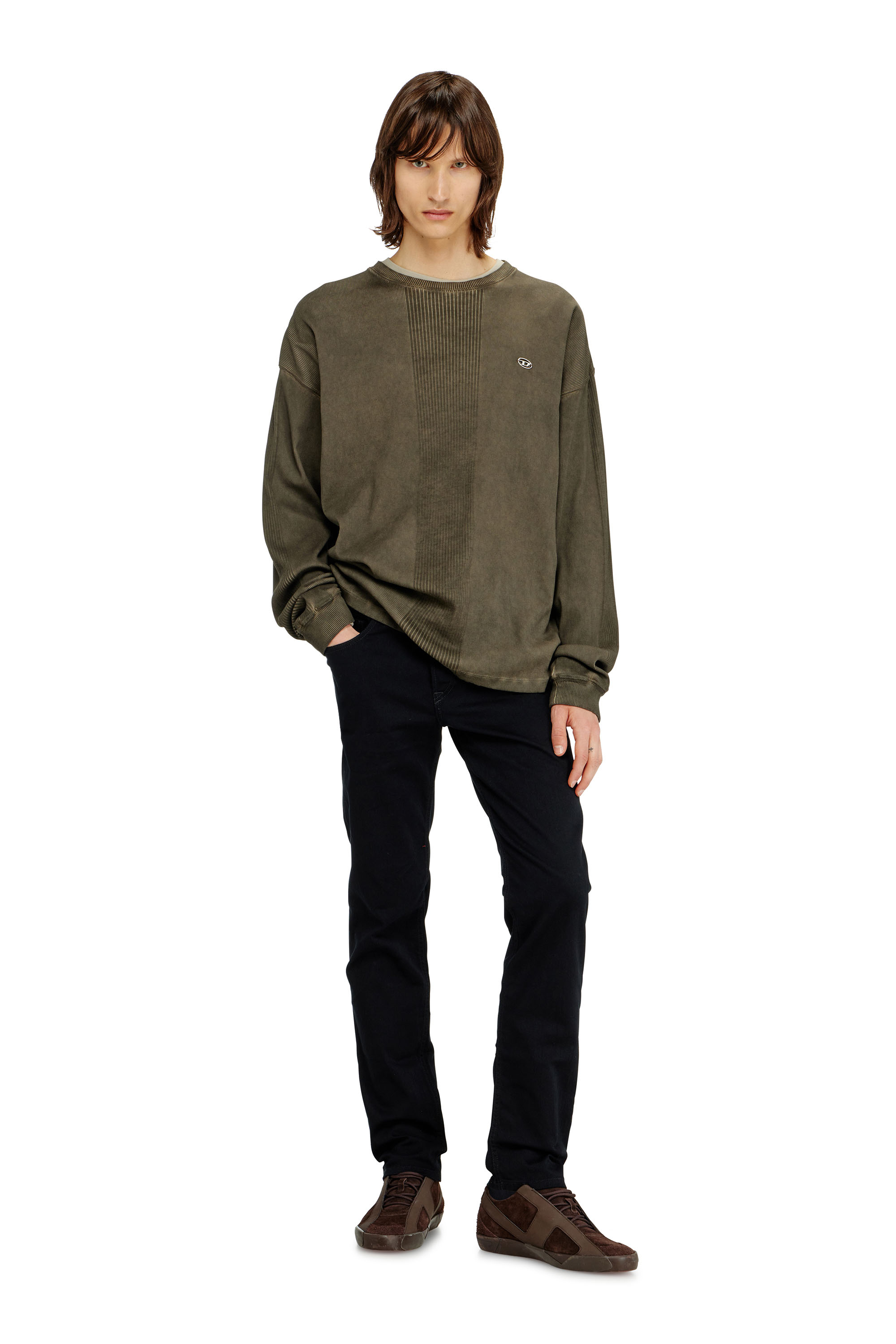 Diesel - Man's Regular Jeans 2023 D-Finitive 069YP, Black/Dark grey - 3