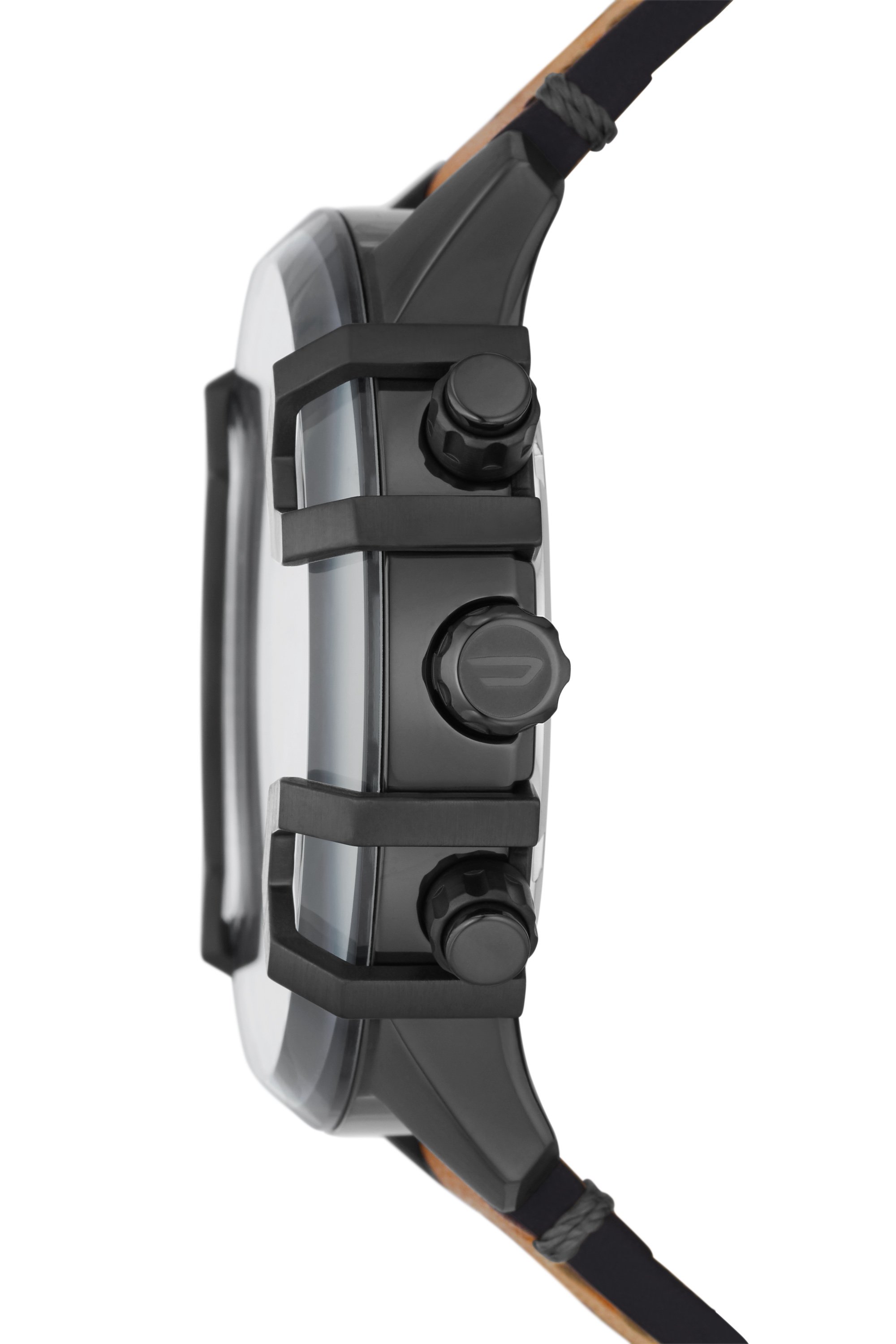 Diesel - DZ4569, Montre Griffed avec un bracelet en cuir marron Homme in Marron - 3