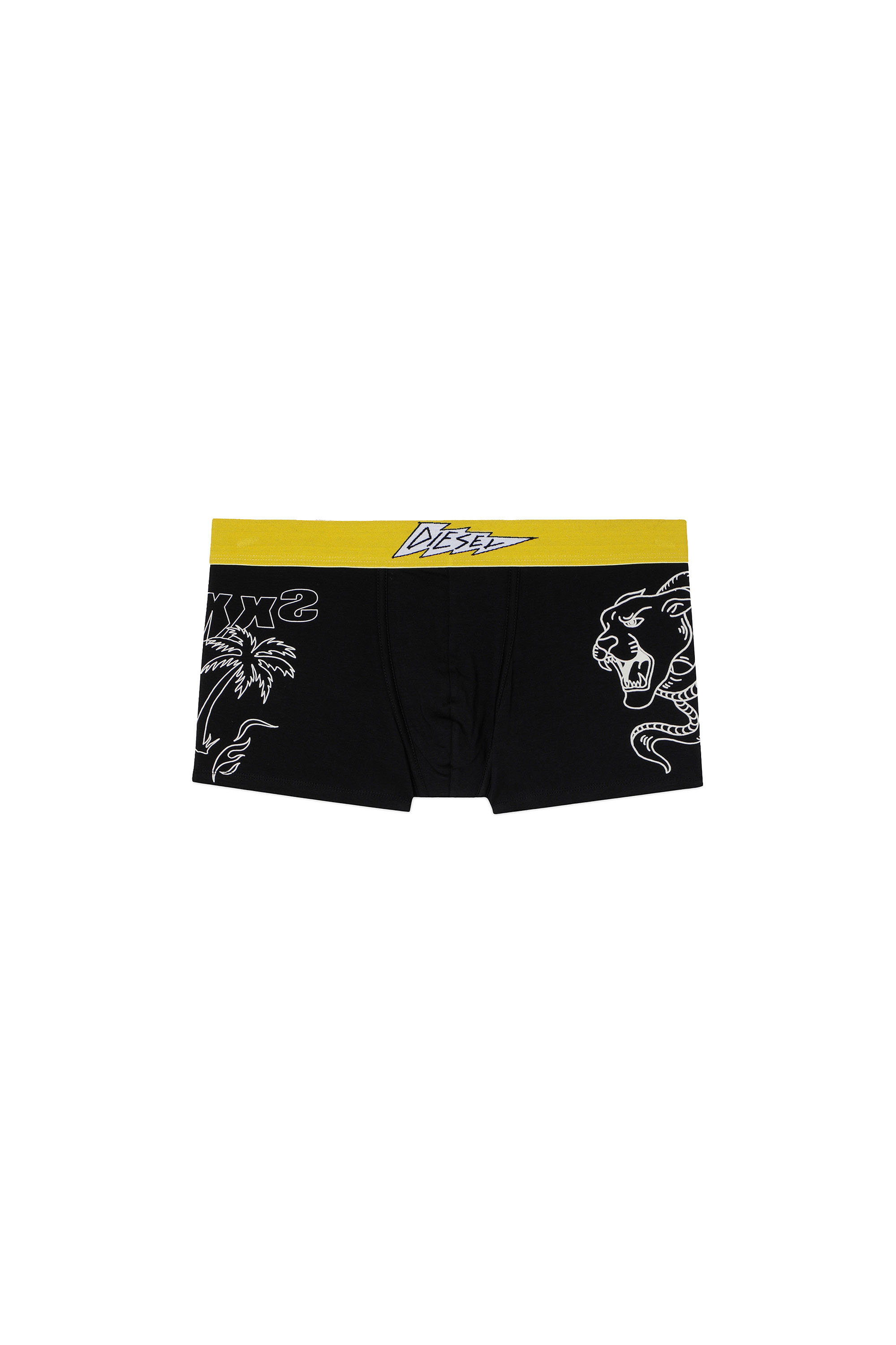 UMBX-DAMIEN, Noir/Jaune - Boxeurs courts