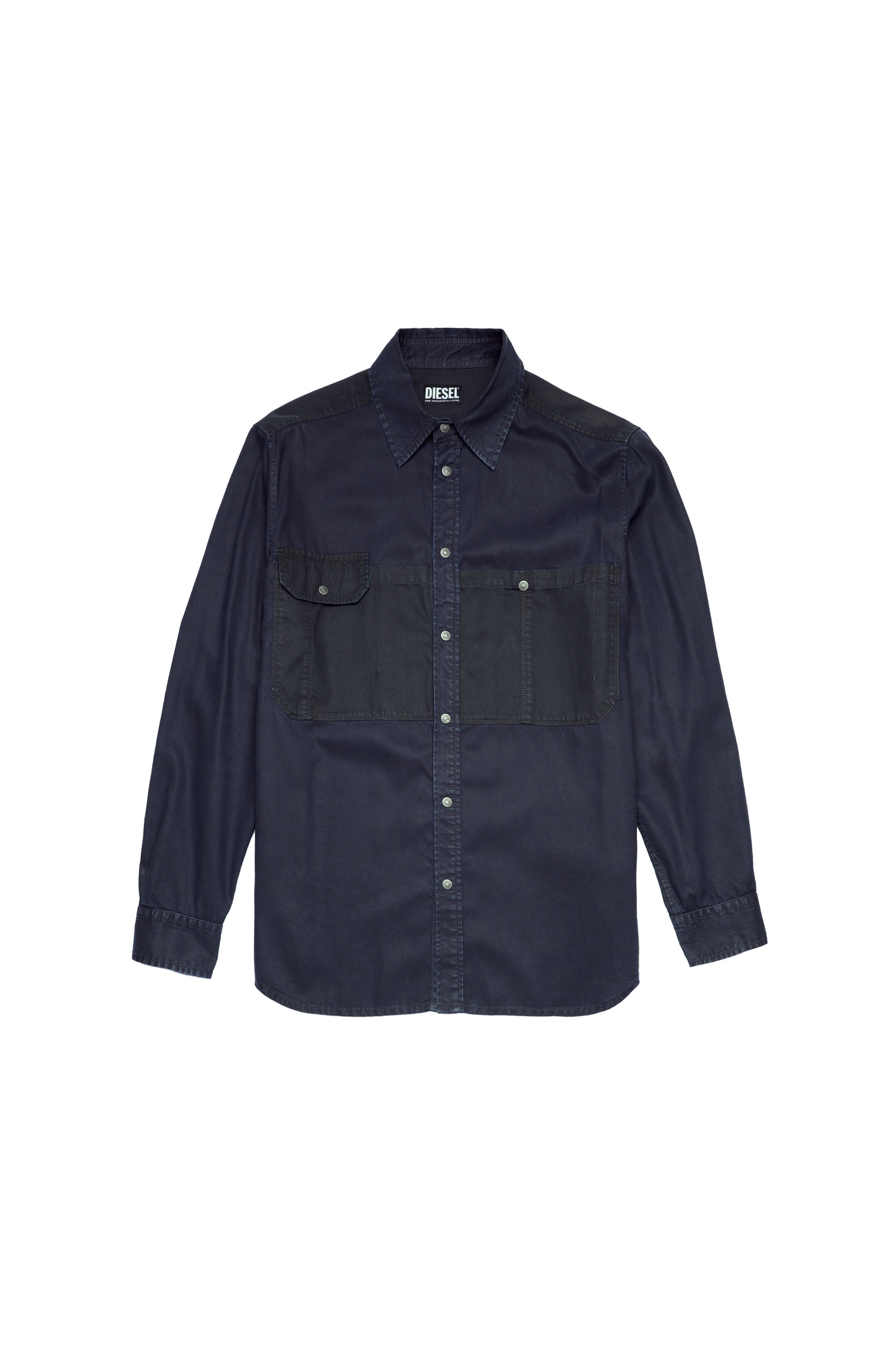 D-MILLY-SP1, Bleu Foncé - Chemises en Denim