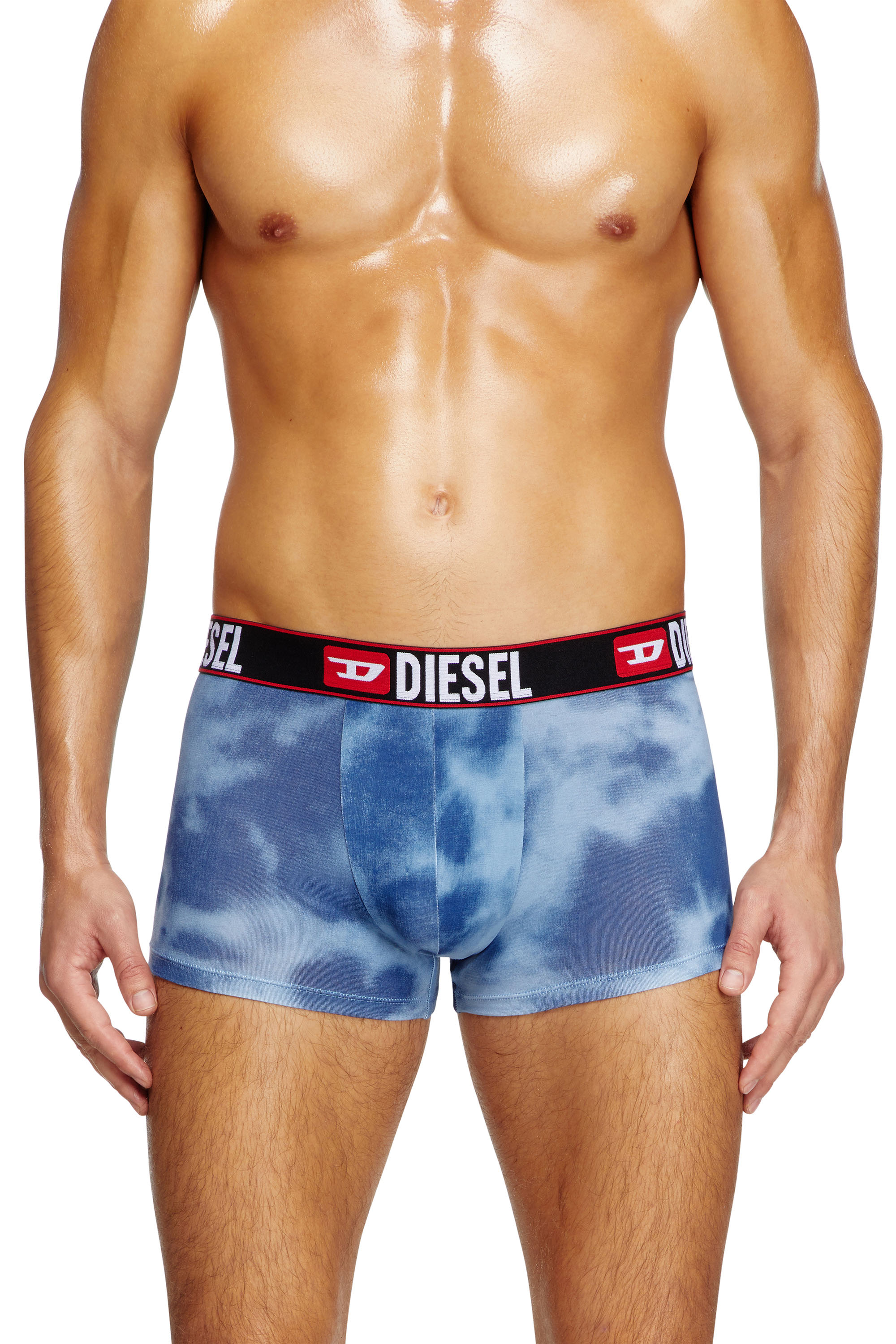 Diesel - UMBX-DAMIEN, Boxer avec imprimé nuage Homme in Bleu - 2