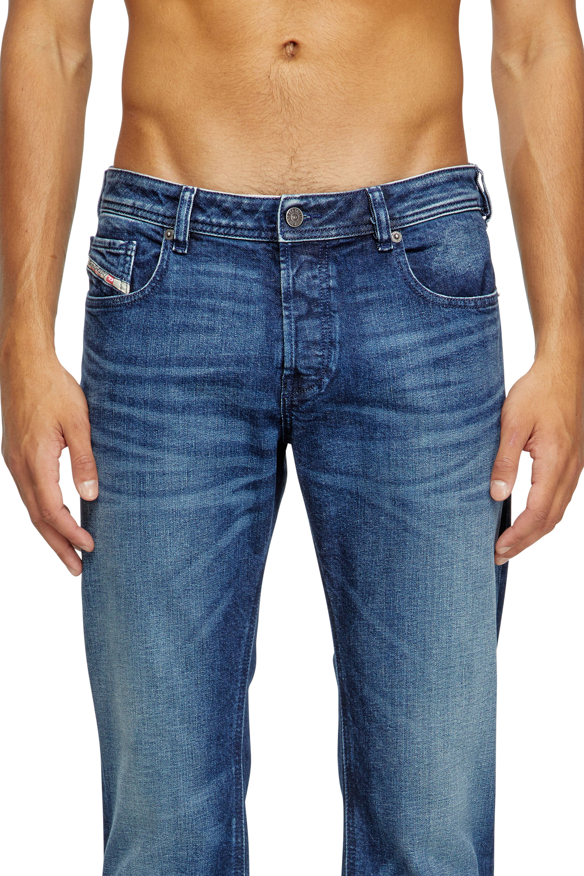 Diesel - Bootcut Jeans 2007 Zatiny 09L51 Homme, Bleu Fonc&eacute; - Image 4
