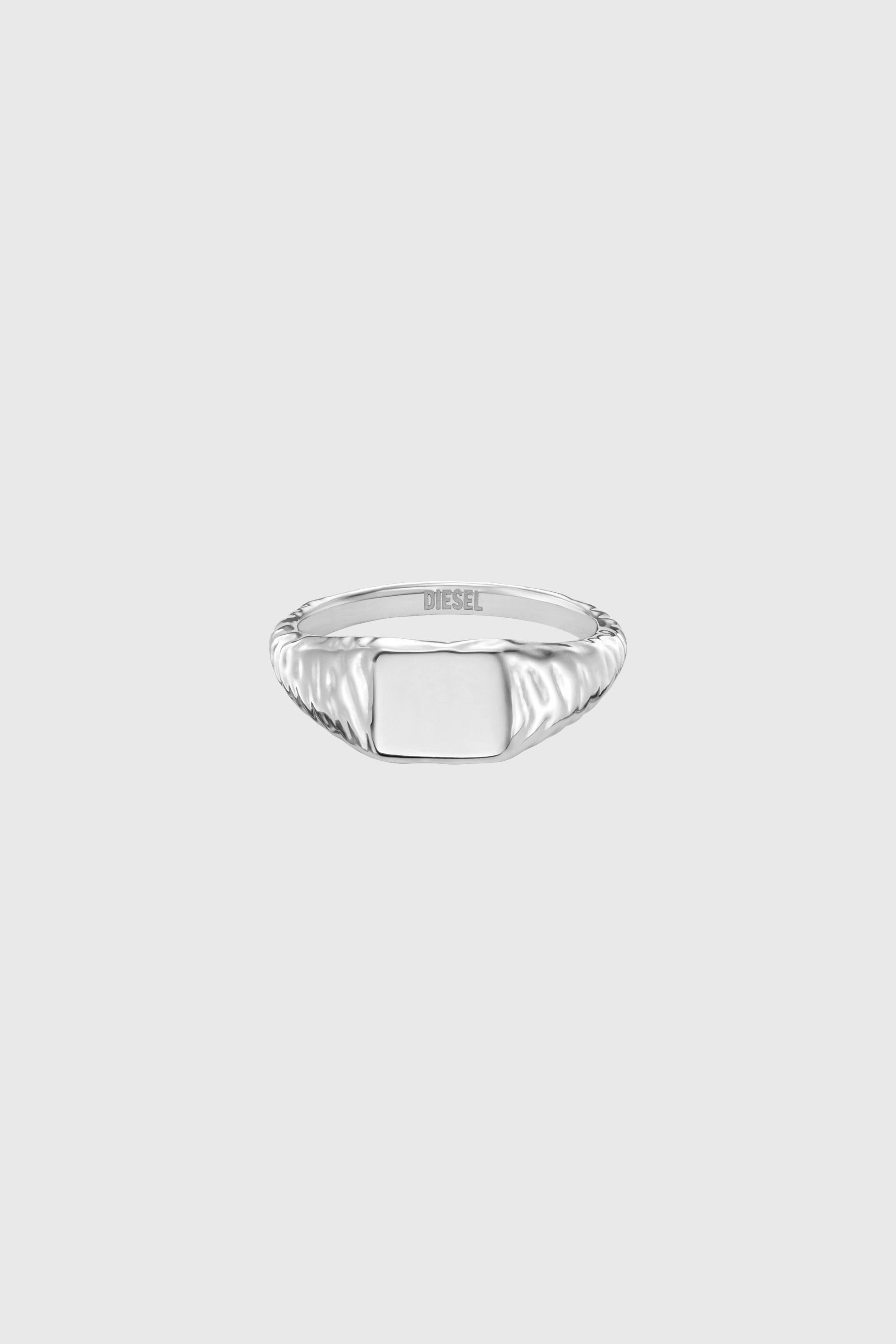 Diesel - DX1731040, Bague chevali&egrave;re en acier inoxydable Mixte in Gris argent&eacute; - 2