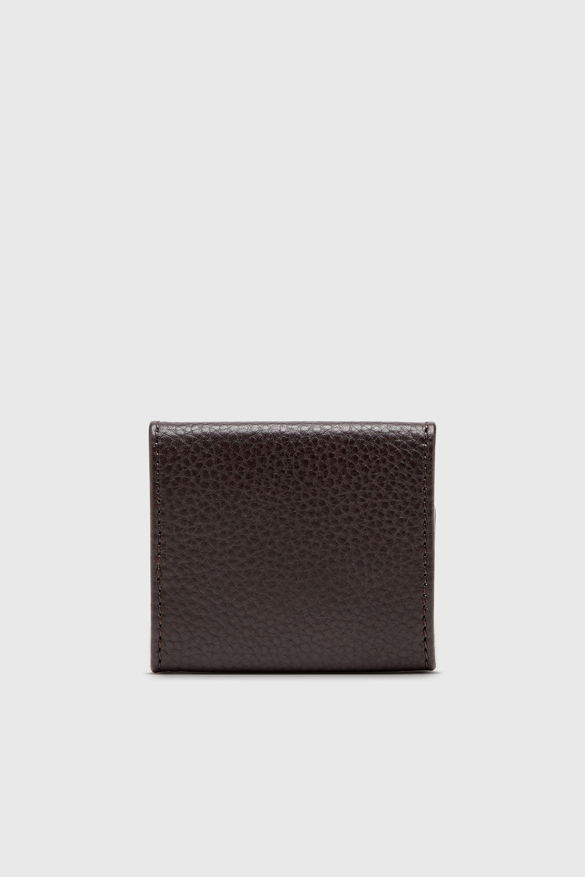 Diesel - HISSU EVO COIN CASE, Porte-monnaie en cuir grain&eacute; Homme in Marron - 2