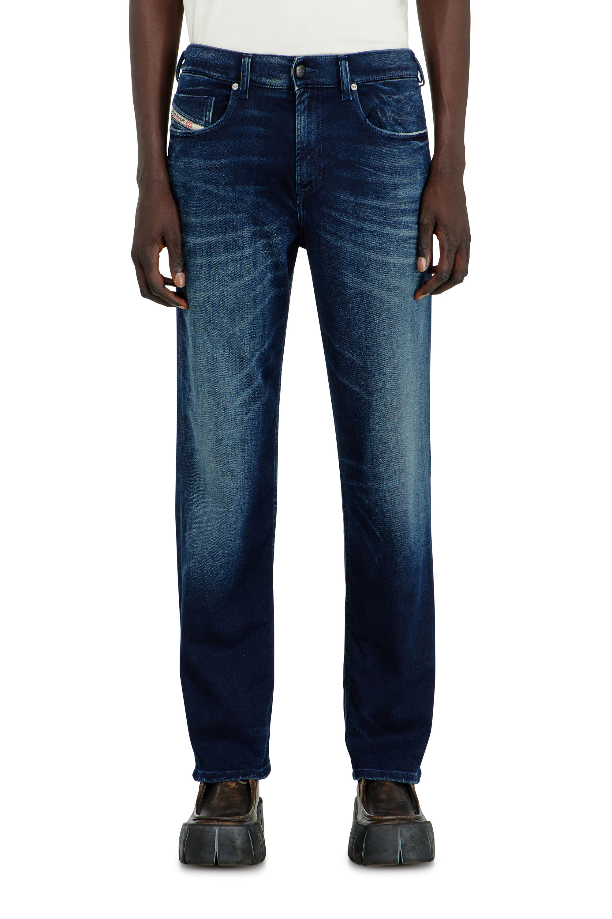 Diesel - Regular 2090 D-Veekley Joggjeans&reg; 09P93 Homme, Bleu Fonc&eacute; - Image 2
