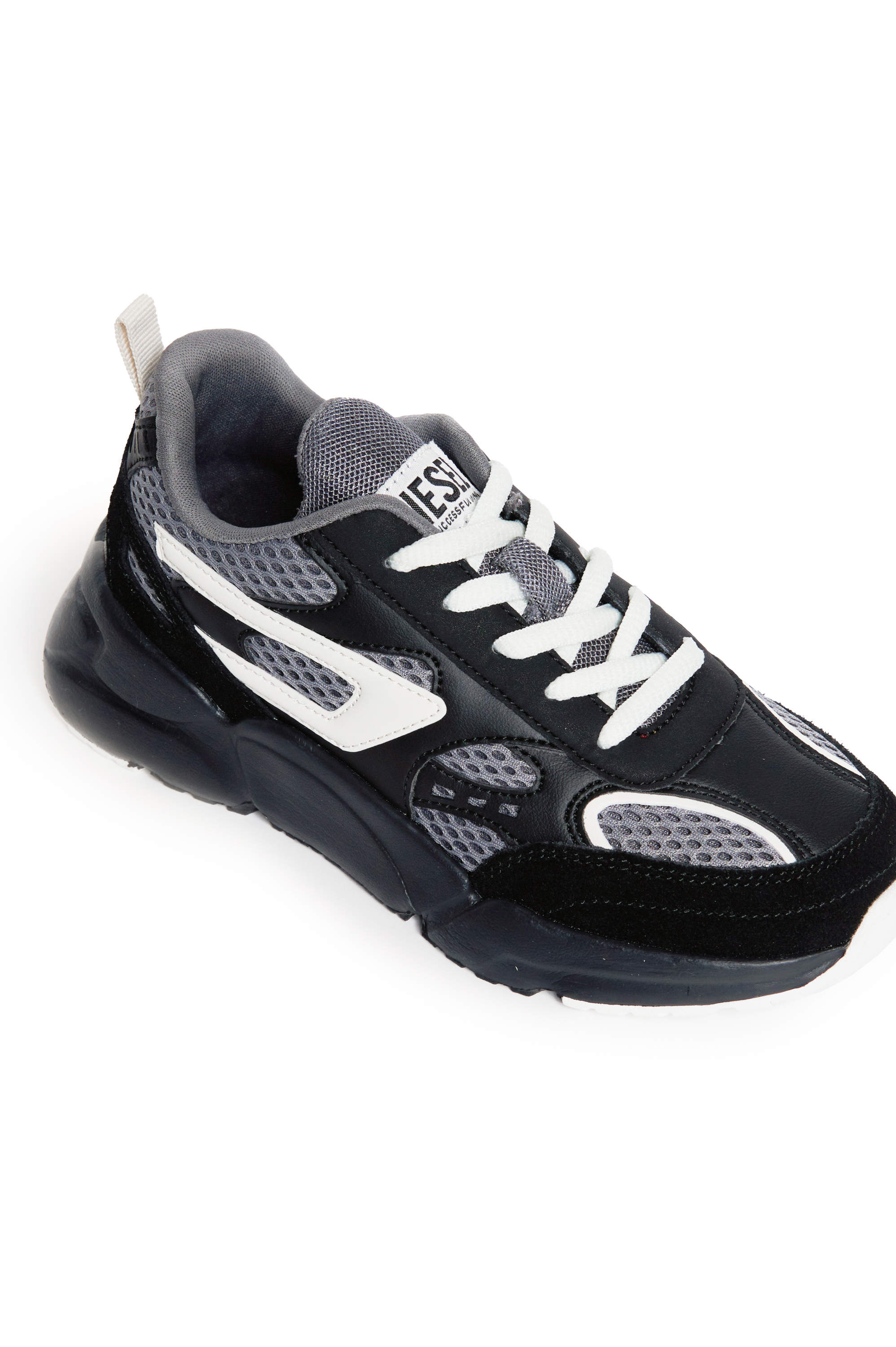 Diesel - S-MILLENIUM SPORT LC, Sneakers en mesh, cuir suédé et PU Mixte in Polychrome - 4