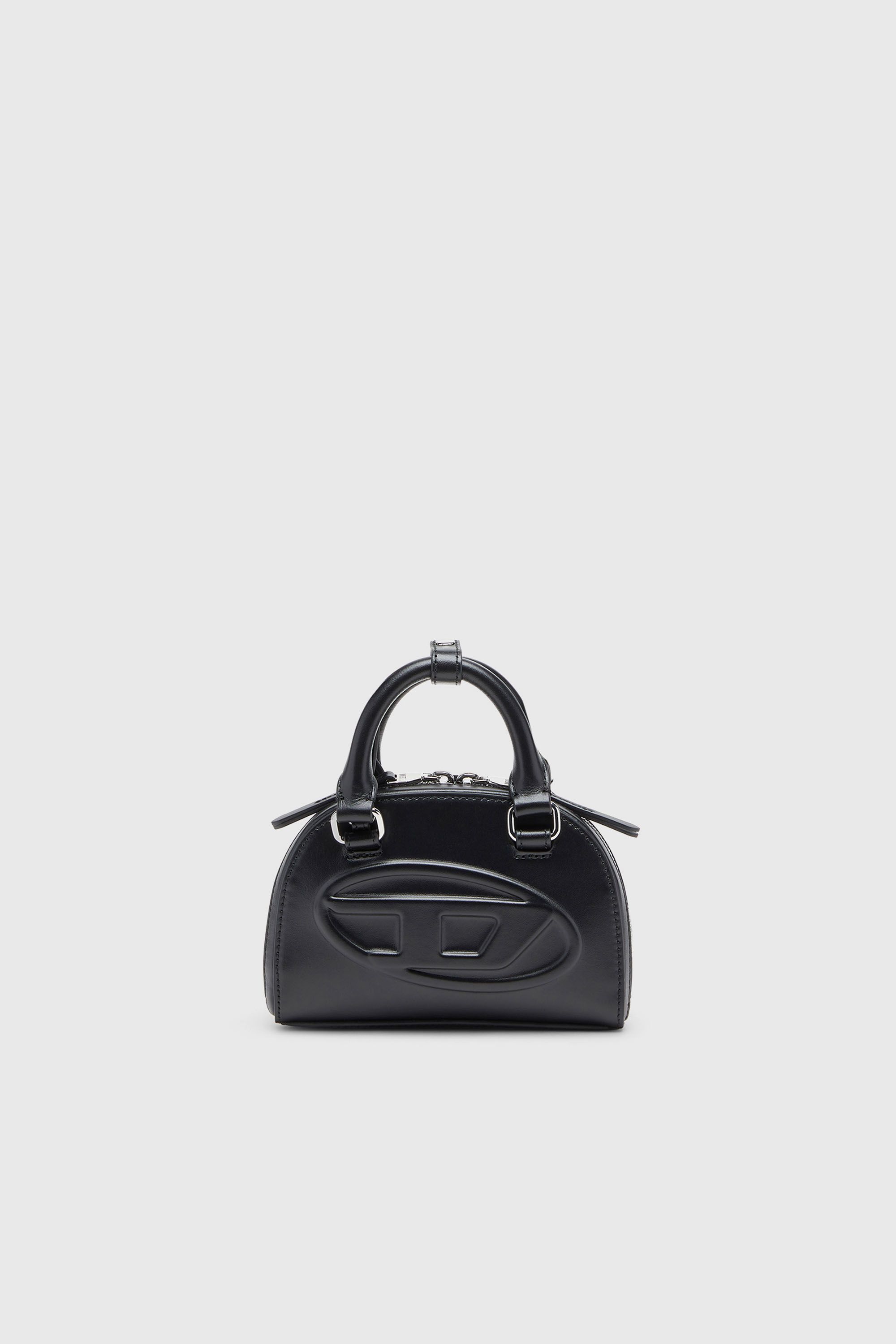 Diesel - 1DR DOME CROSSBODY XS, 1DR Dome-Slim sac bowling en cuir nappa Femme in Noir - 1