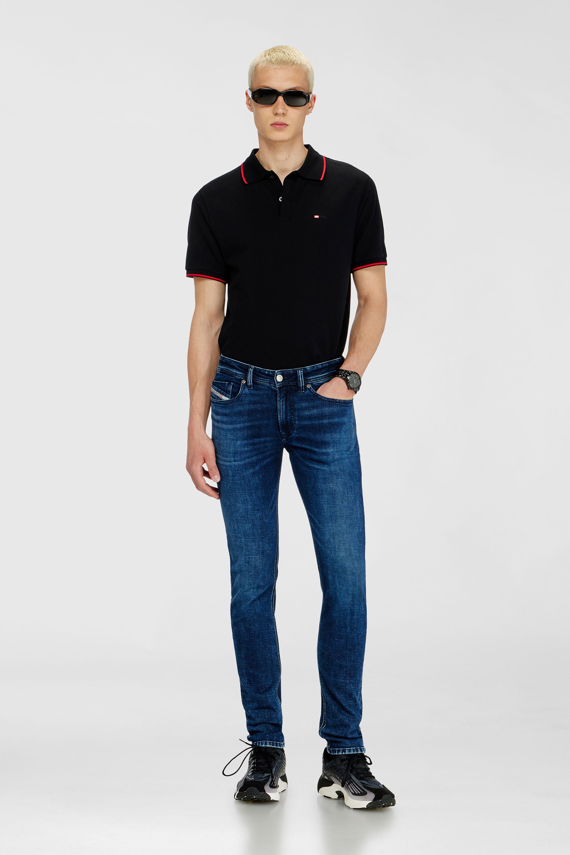 Diesel - Skinny Jeans 1979 Sleenker 0KBBD Homme, Bleu Fonc&eacute; - Image 1