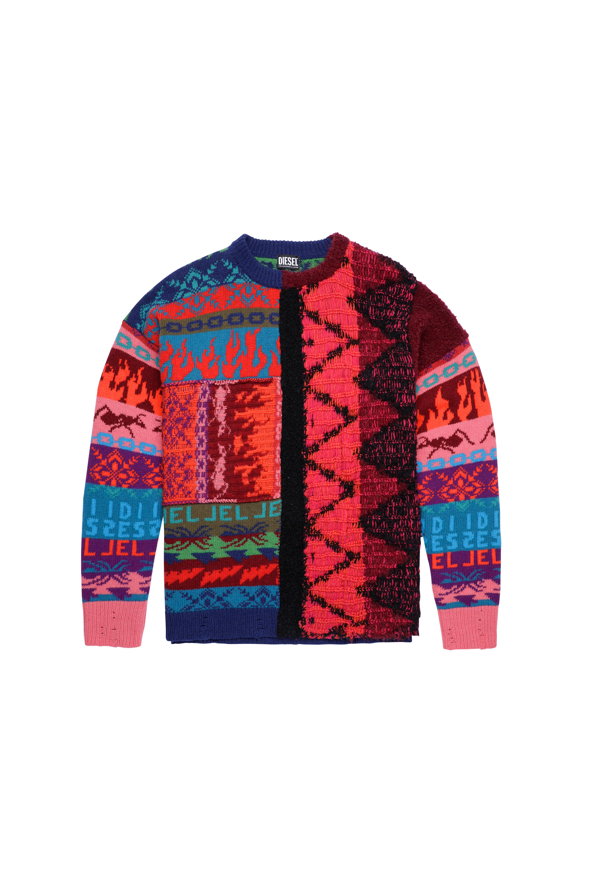 M-VIVYAN, Rouge/Rose - Pull Maille