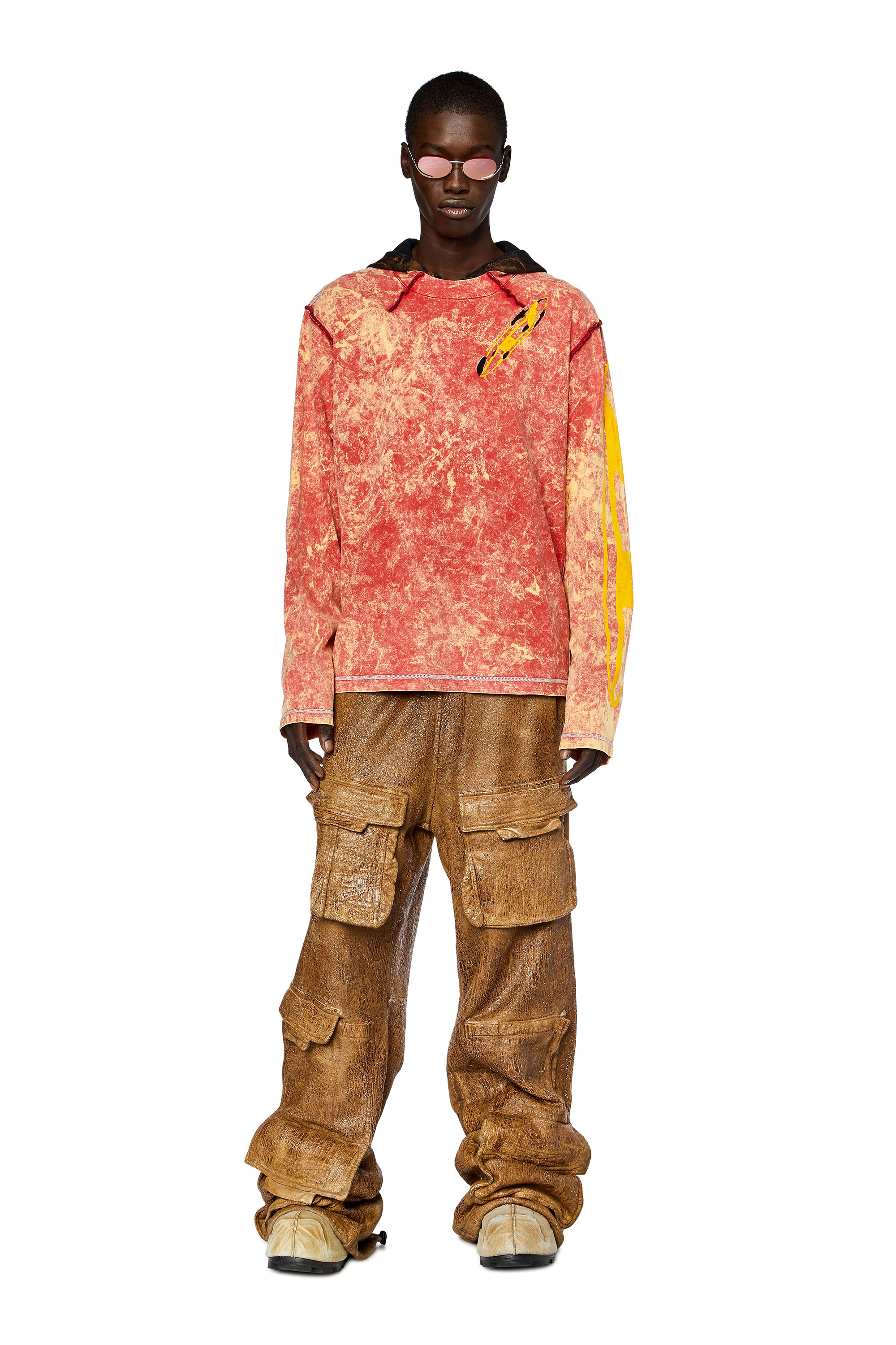 Diesel - T-CRAMIVOLKK-LS, Rouge - Image 2